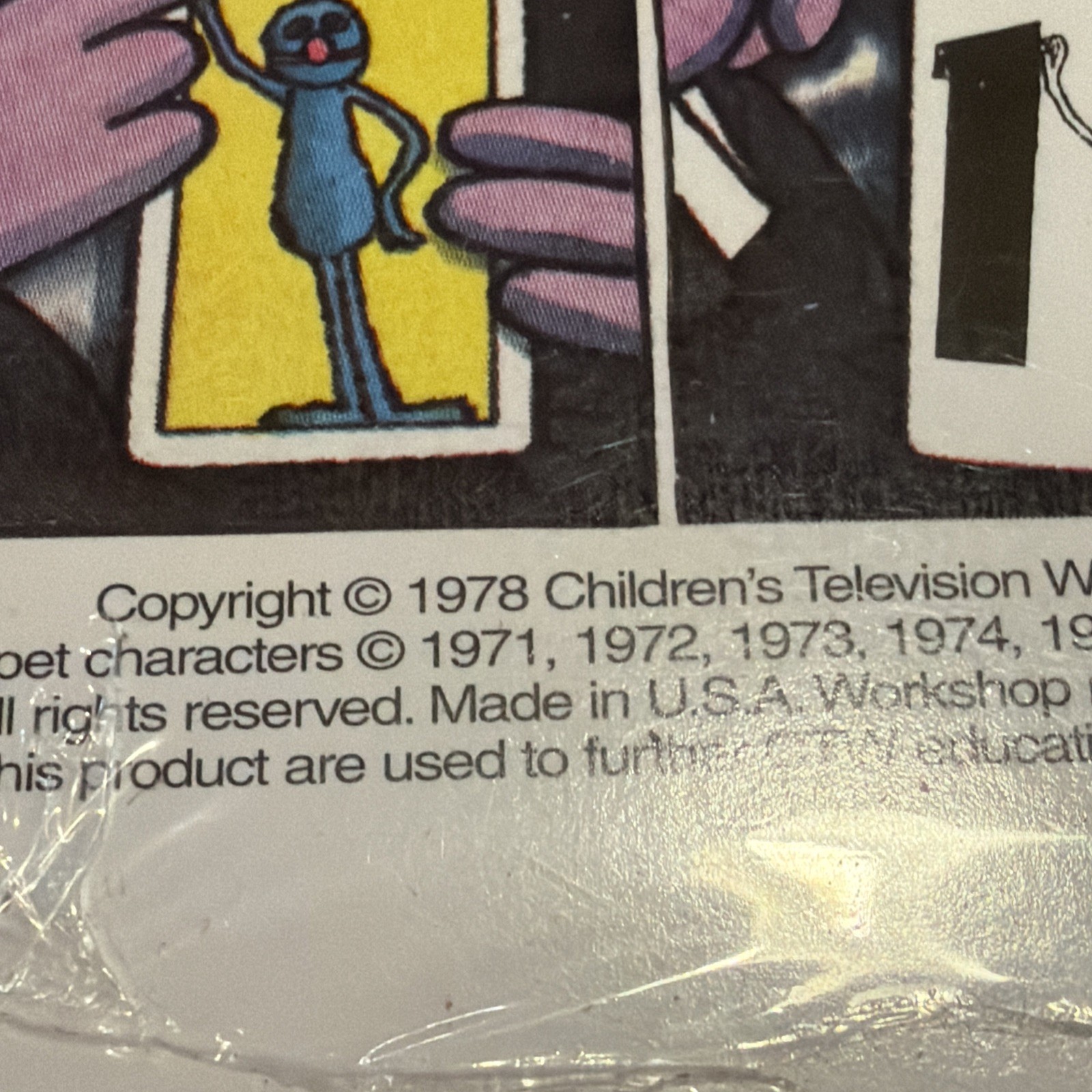 Vintage 1978 New Sesame Street- Sealed Number cards -Count – Jim Henson Muppets