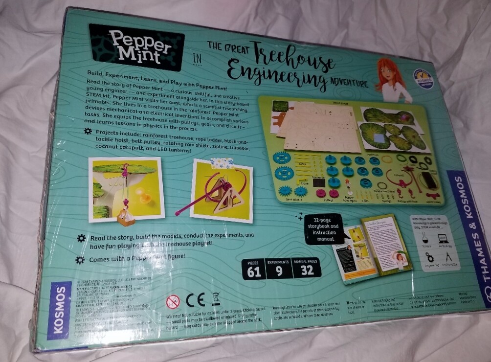 NEW Pepper Mint The Great Treehouse Engineering Adventure Stem Kit For GIRLS
