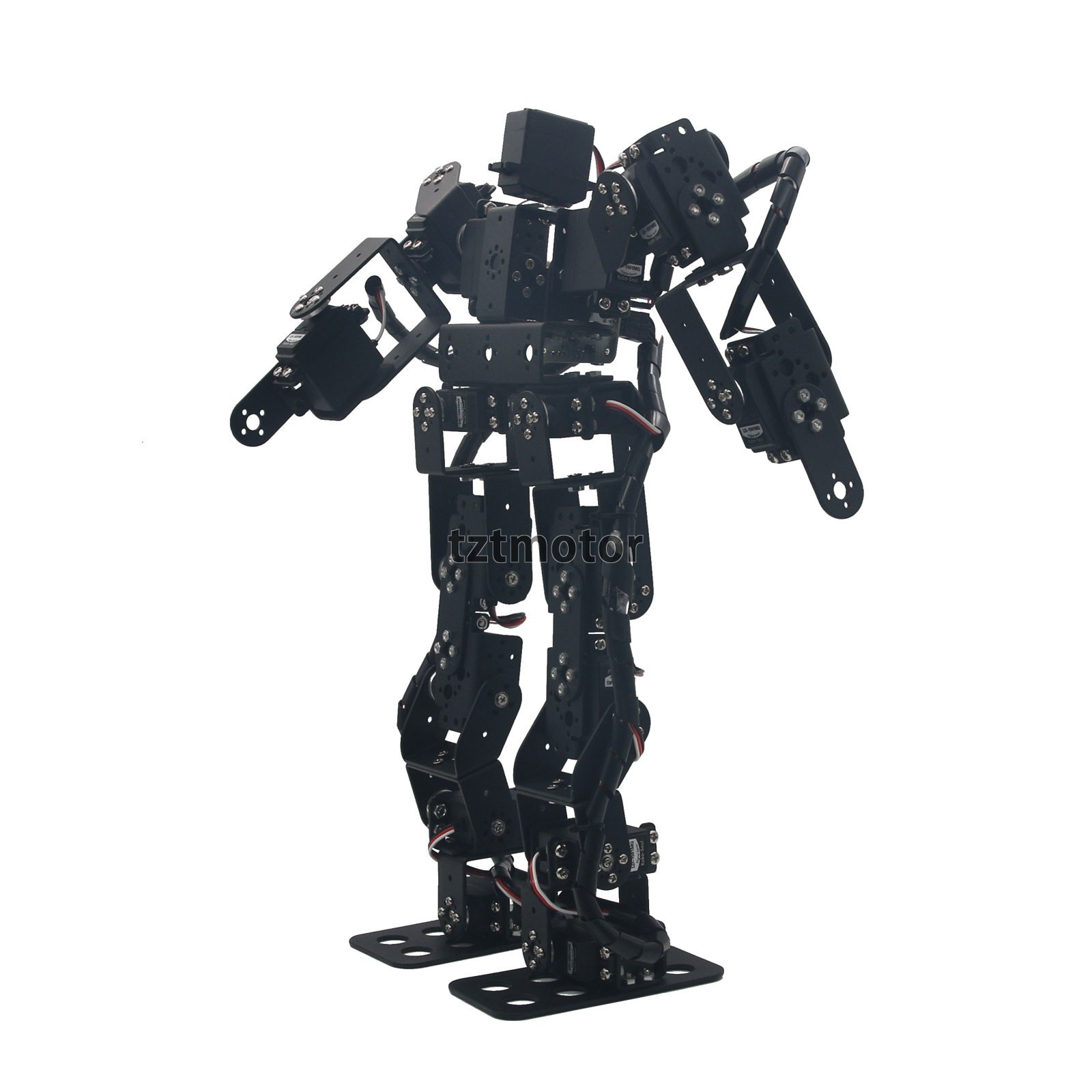 17DOF Biped Robotic Educational Humanoid Robot Kit Servo Bracket Ball Bearing TZ