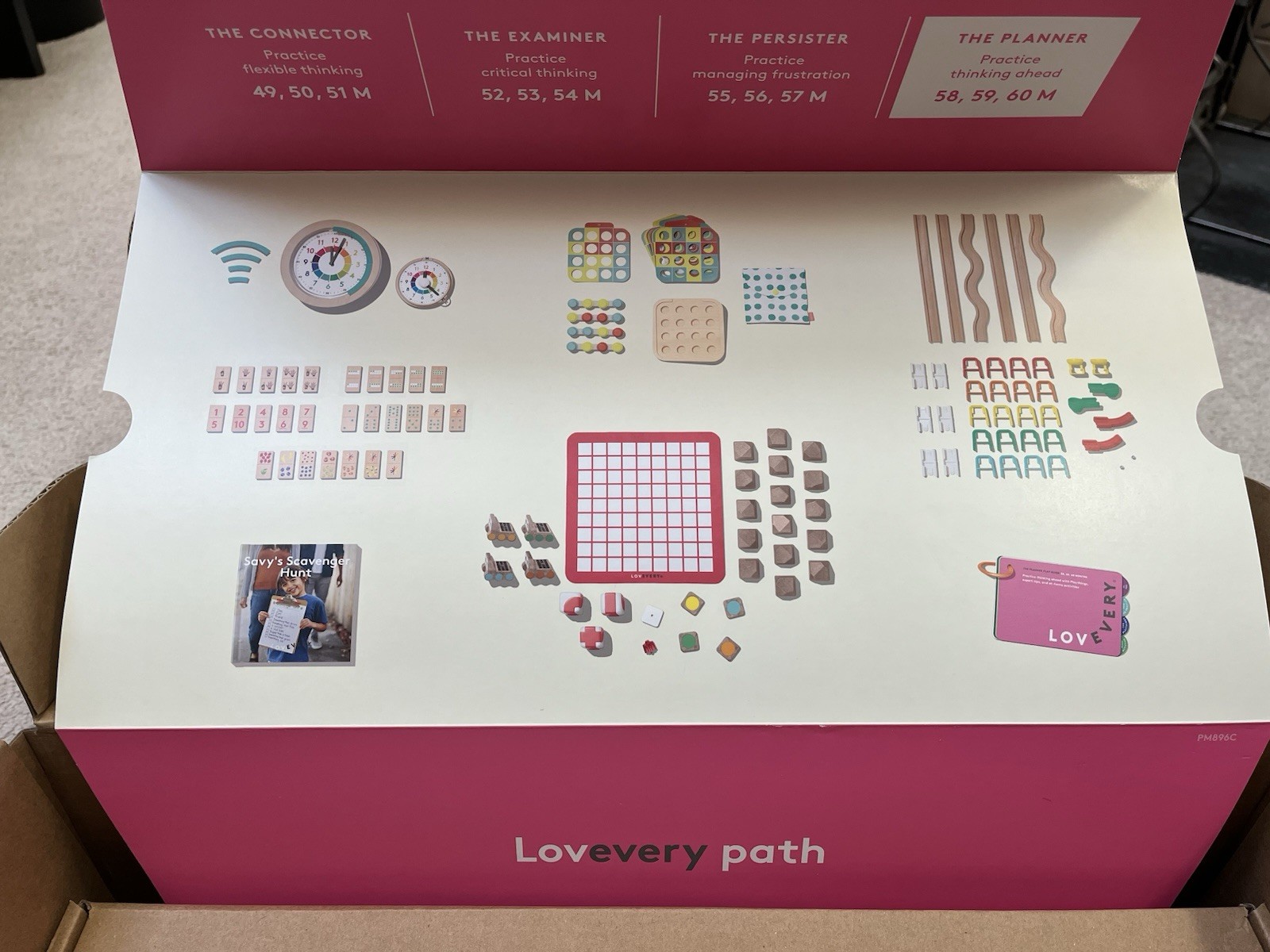 Loevery The Planner Play Kit Months 58, 59, 60 (age 6) Child Kids Learning