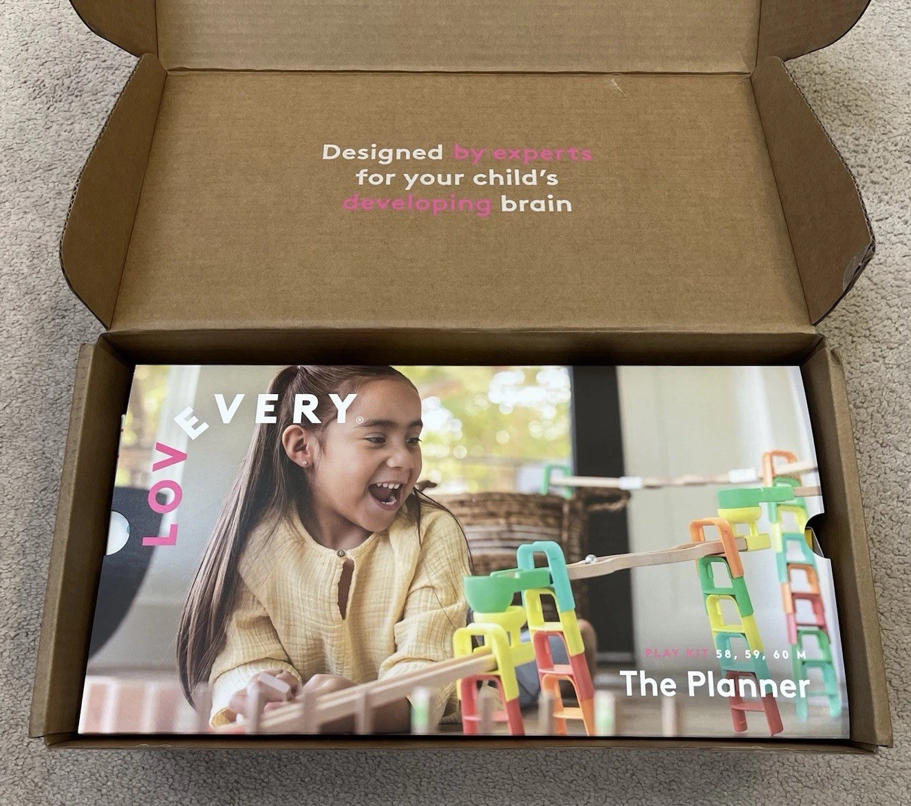 Loevery The Planner Play Kit Months 58, 59, 60 (age 6) Child Kids Learning