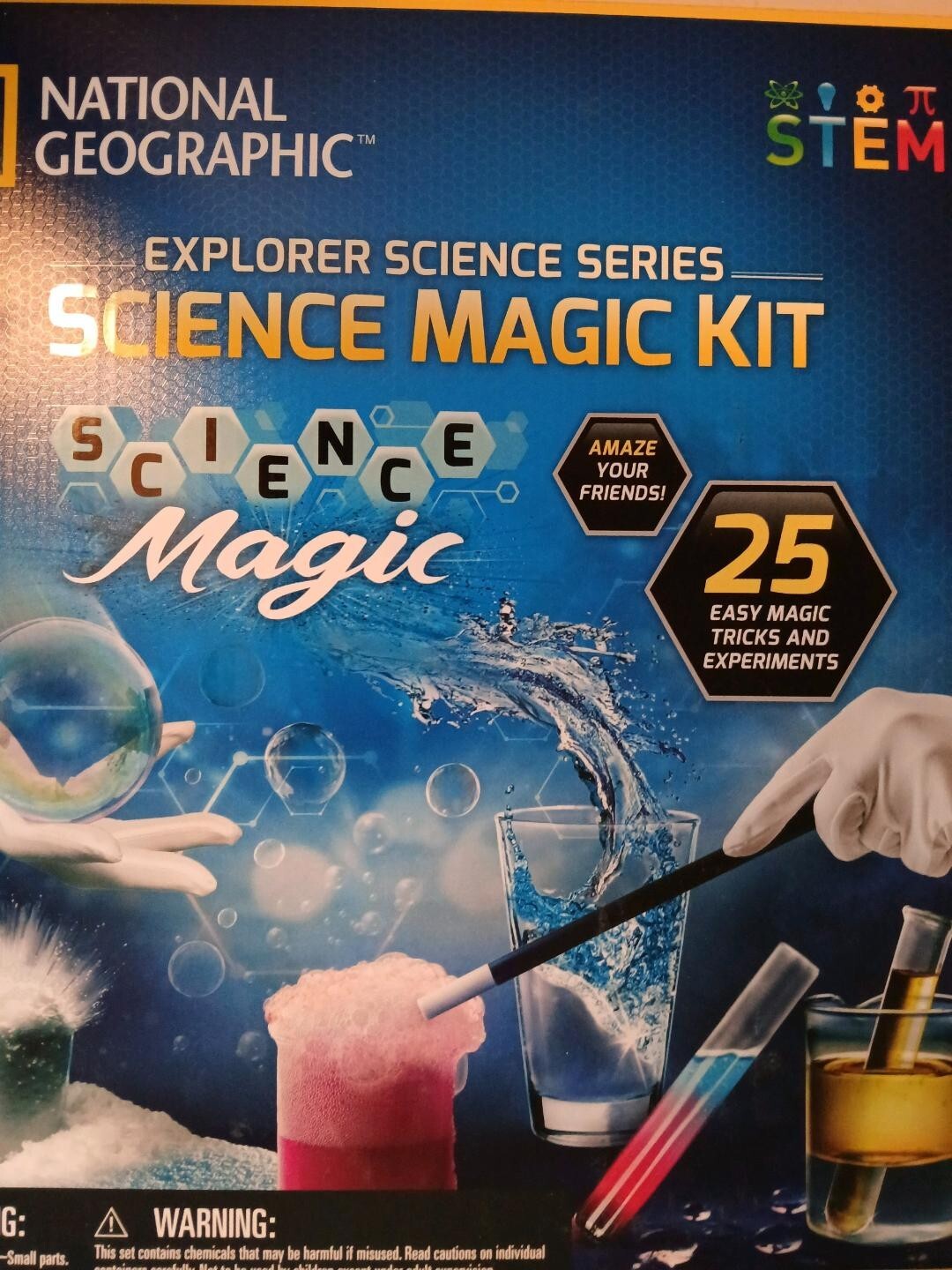 National Geographic Science Magic Activity Kit New With 25 Magic & Experiments