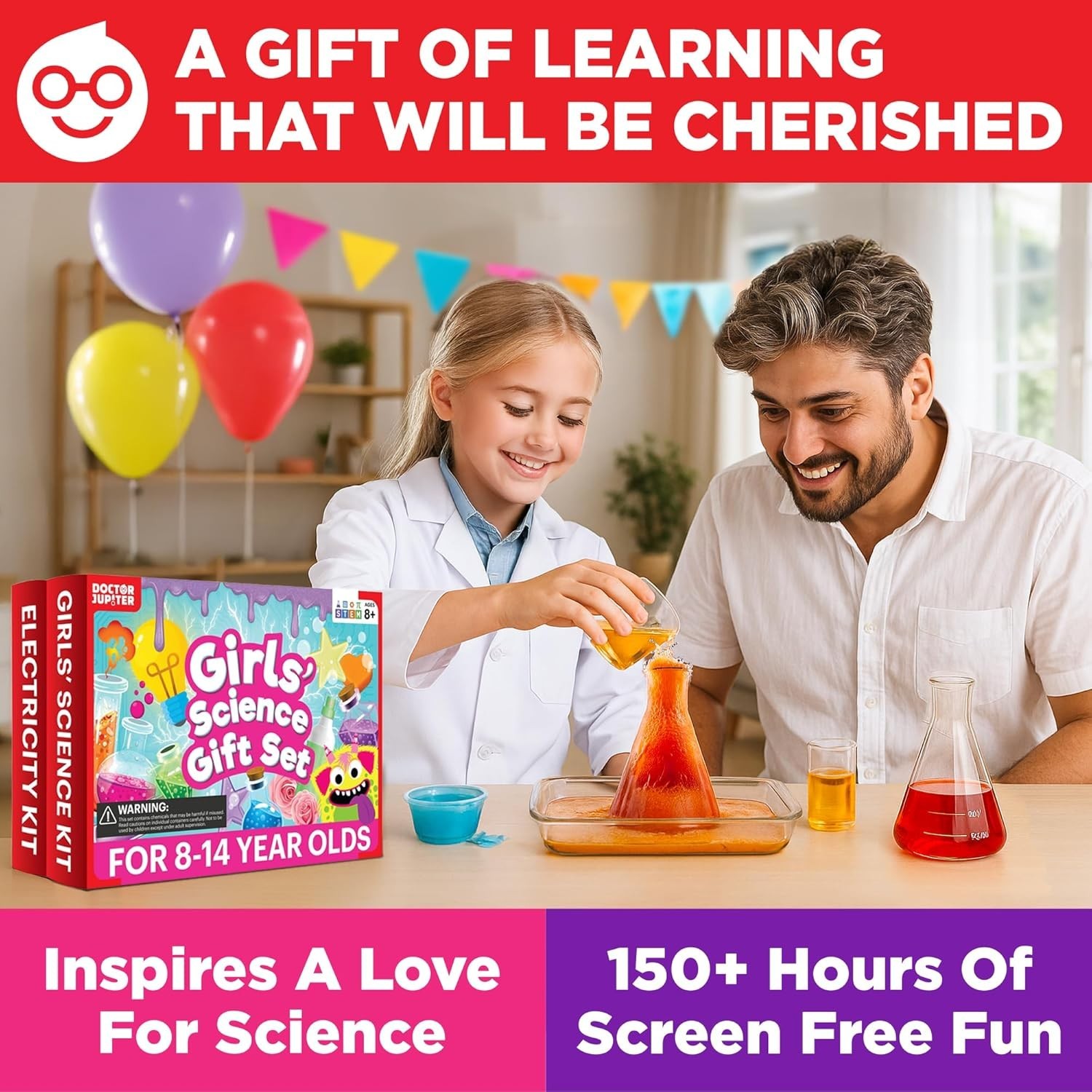 Educational Science Kit for Girls 8-14 | Fun Experiments