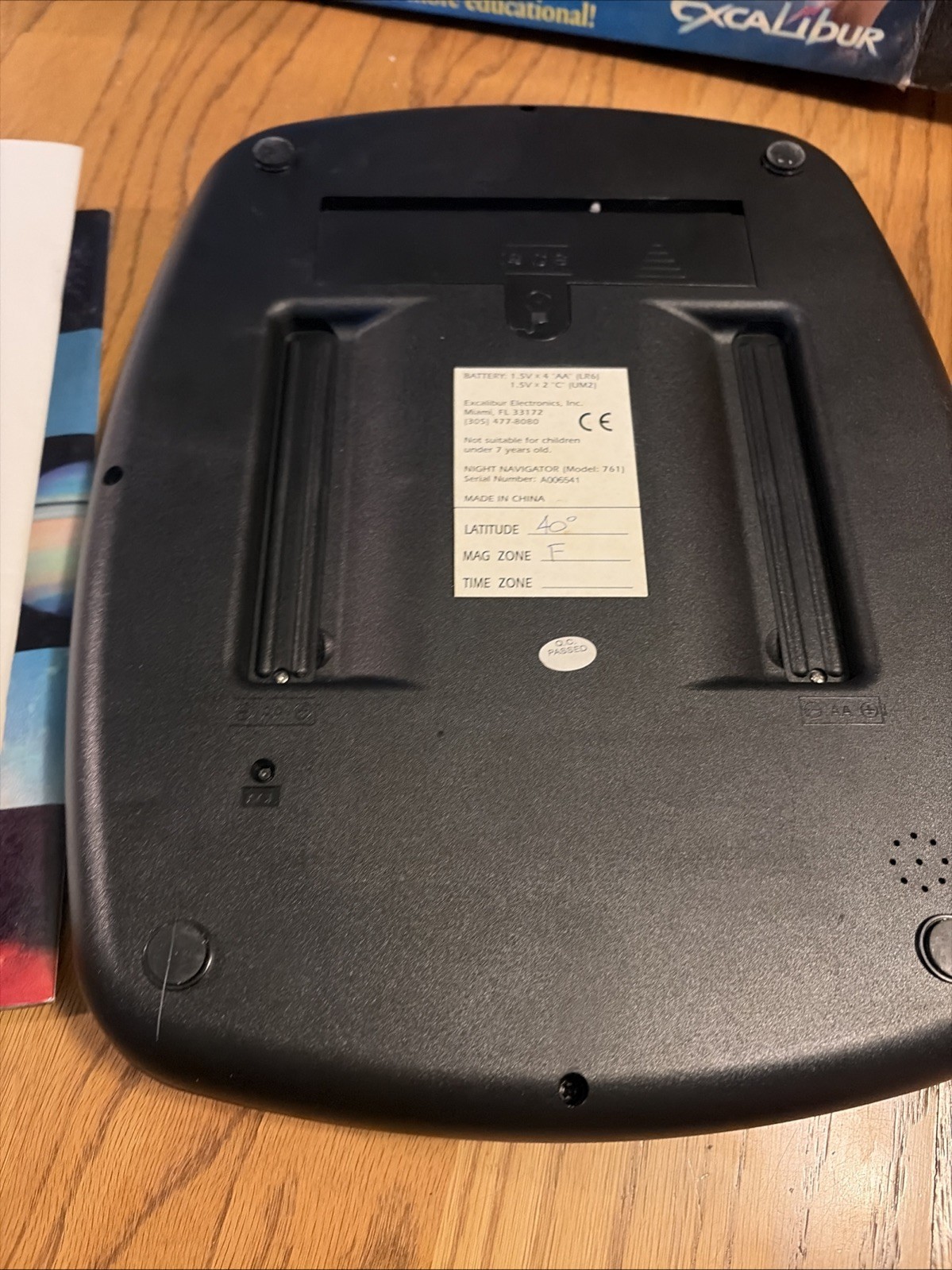 Excalibur Electronics Night Navigator 1999 Model 761 Star Finder