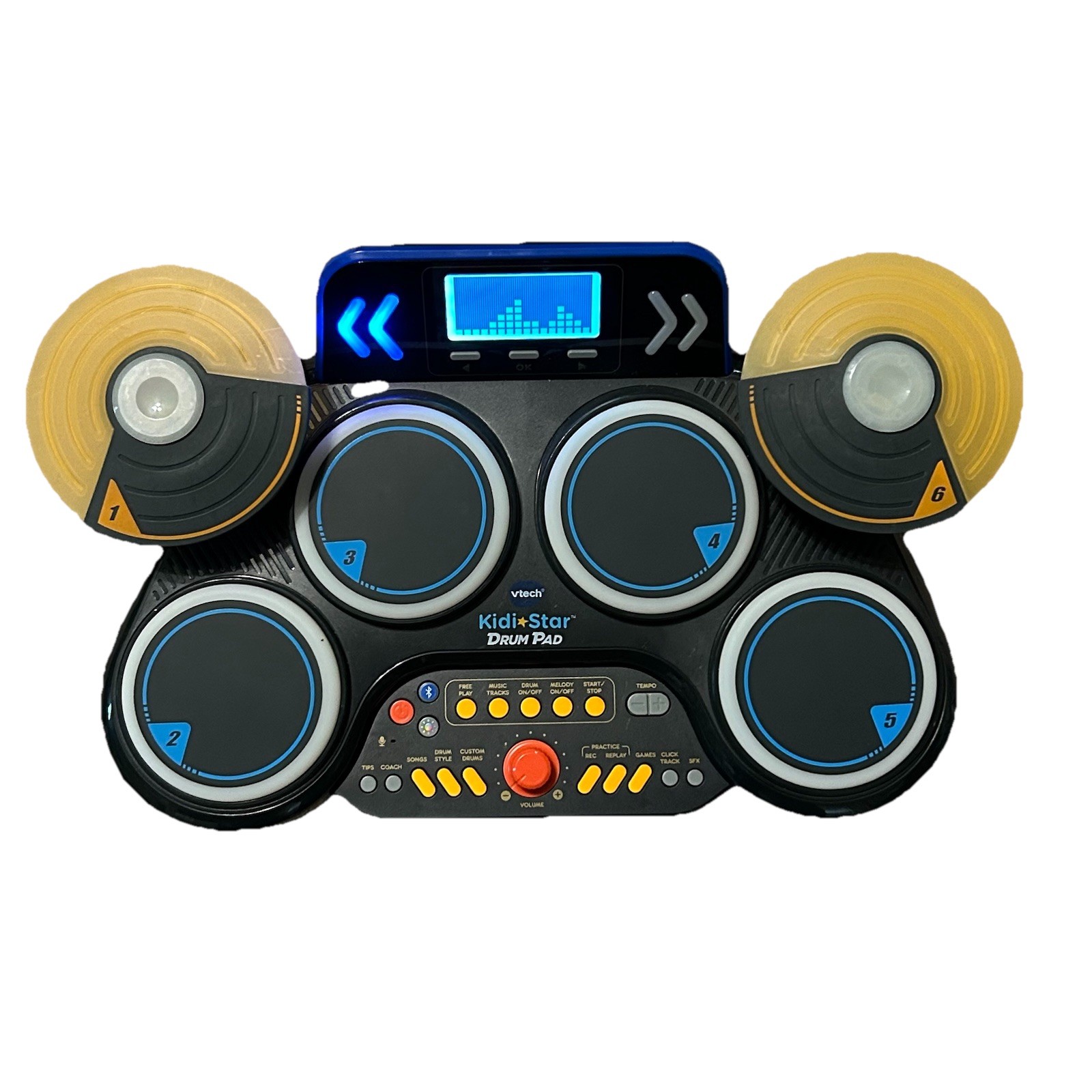 VTech Kidi Drum Pad Star SEE VIDEO Kids Learning Game Bluetooth Music Instrument
