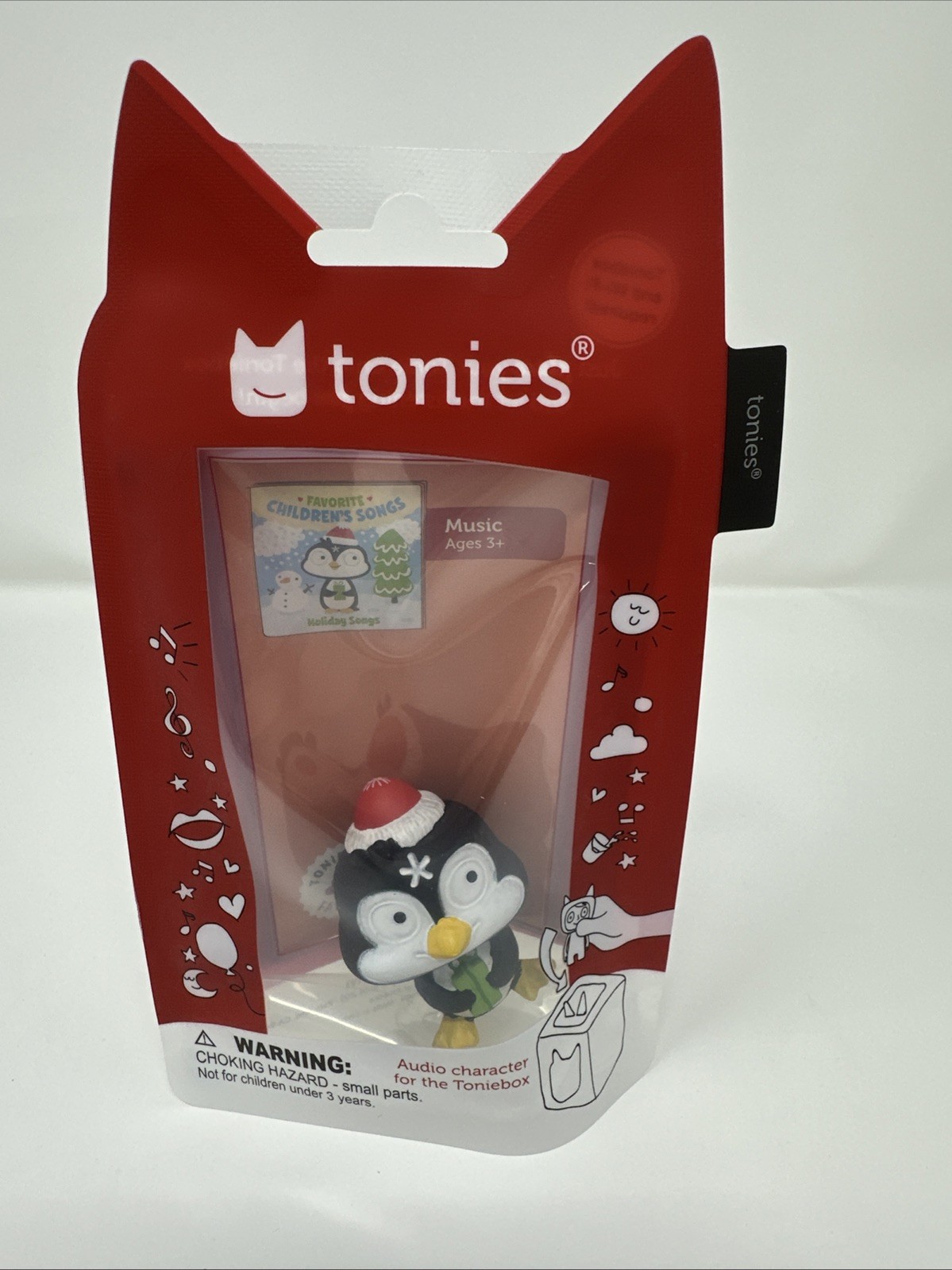 Tonies Favorite Children’s Songs Holiday Songs 1 Audio Play Penguin Figure Rare