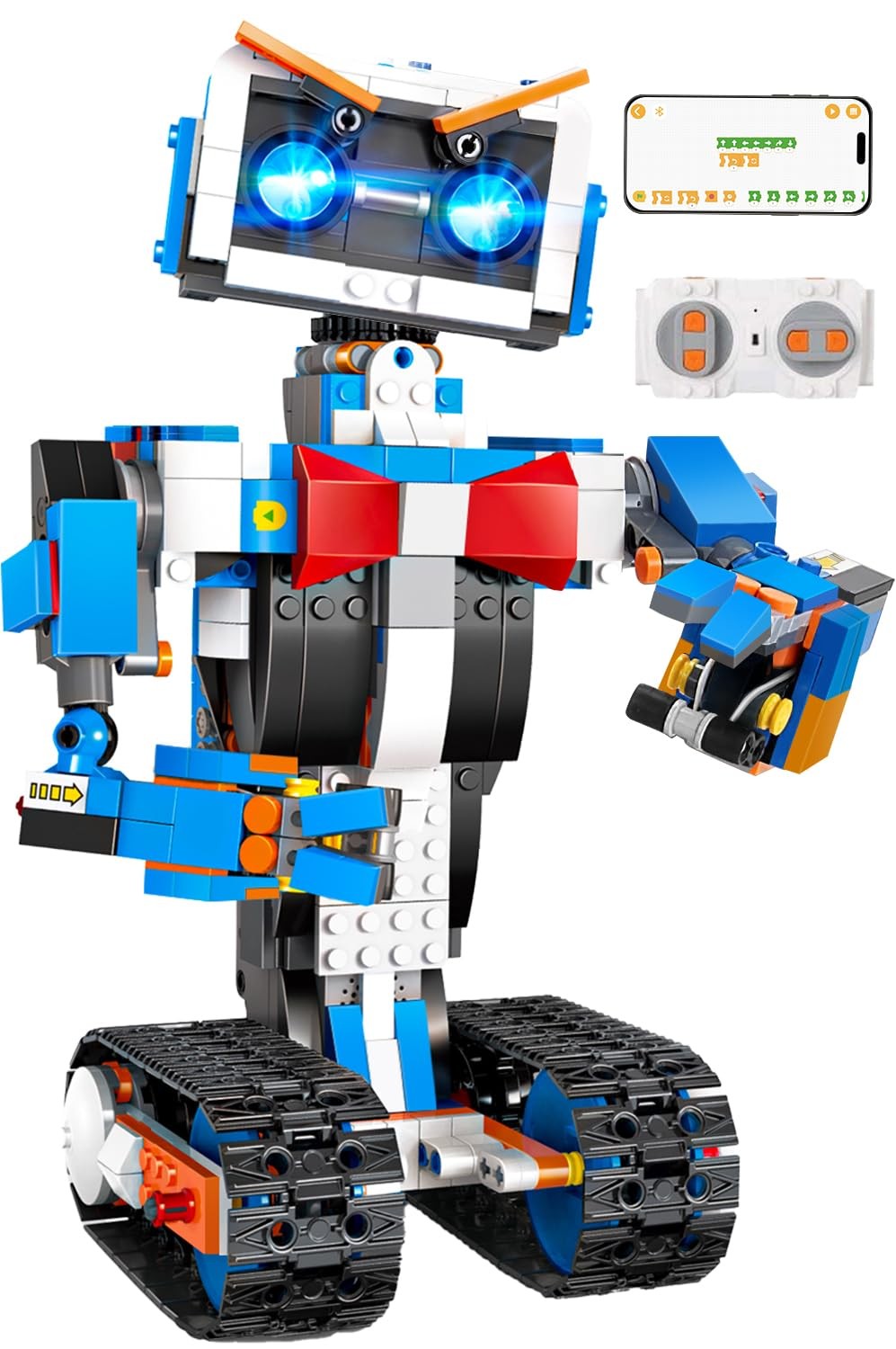 STEM Robot Toys for Kids 8-12, APP & Remote Control Robot Building Kit, DIY E…
