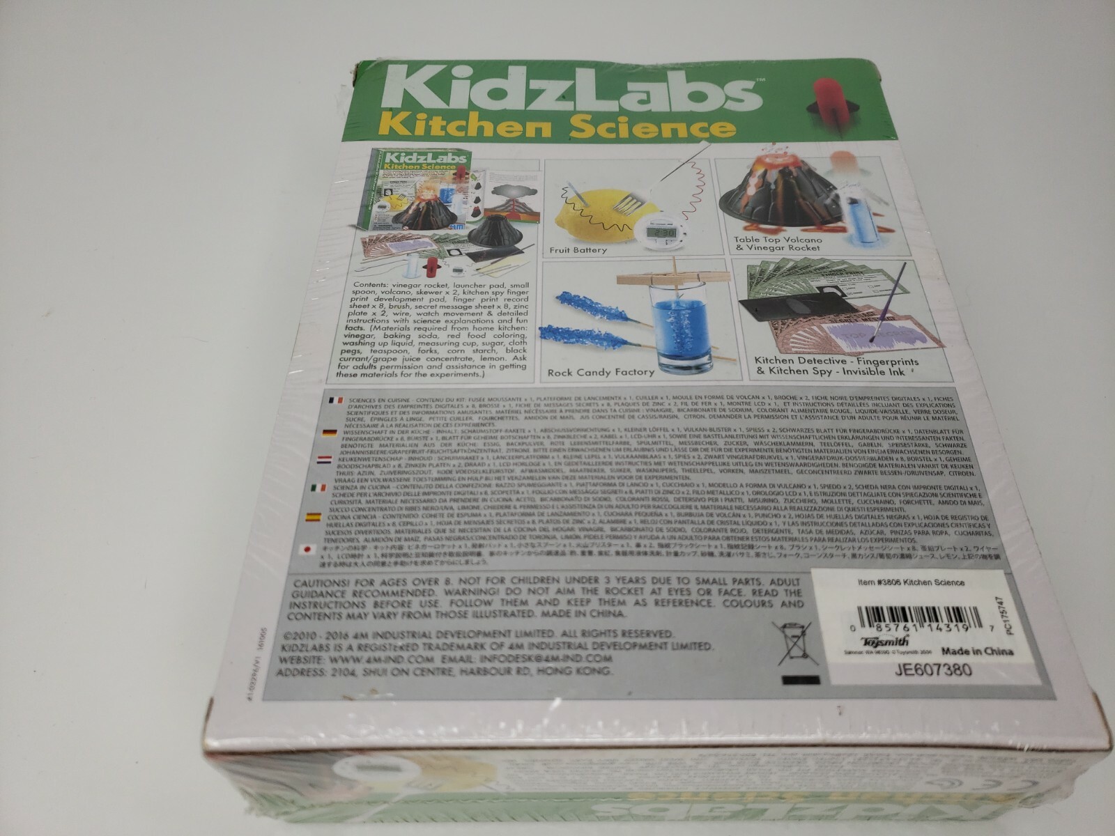 KIDZLABS KITCHEN SCIENCE KIT EDUCATIONAL FUN SCIENCE PRODUCT NEW IN BOX