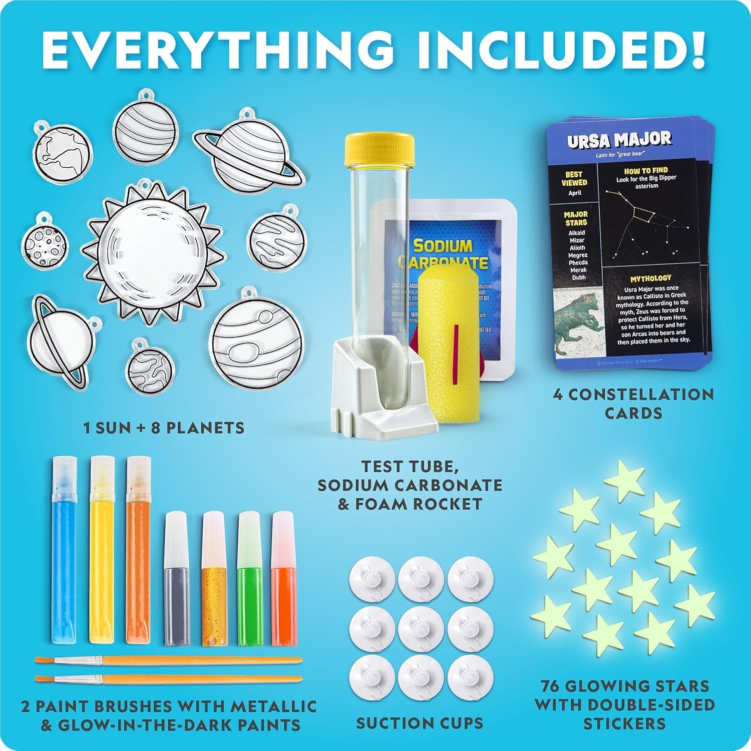 National Geographic Kids Space Science Kit – 100+ Activities for Young Explorers