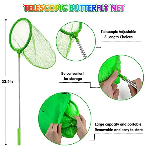Kids Explorer Kit & Bug Catcher Kit & Safari Costume Kit, Camouflage Green