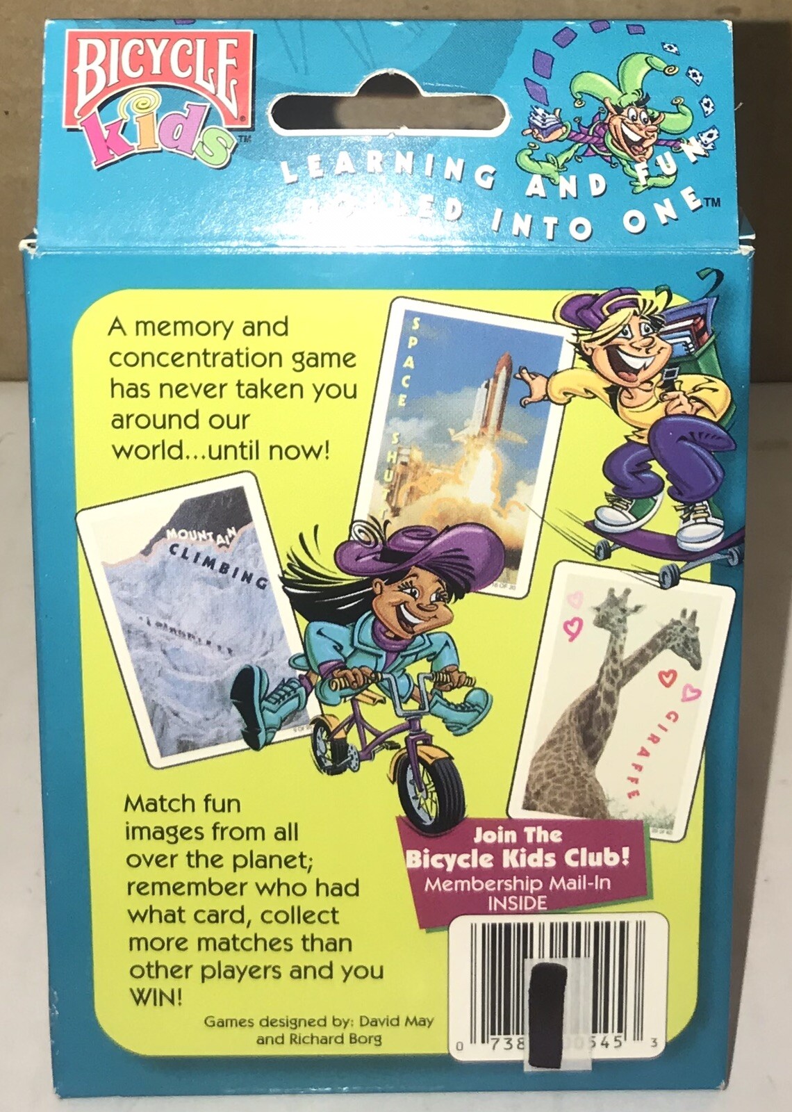BICYCLE KIDS ~ SEE THE WORLD CARD GAME, AGES 4 & UP, BRAND NEW.