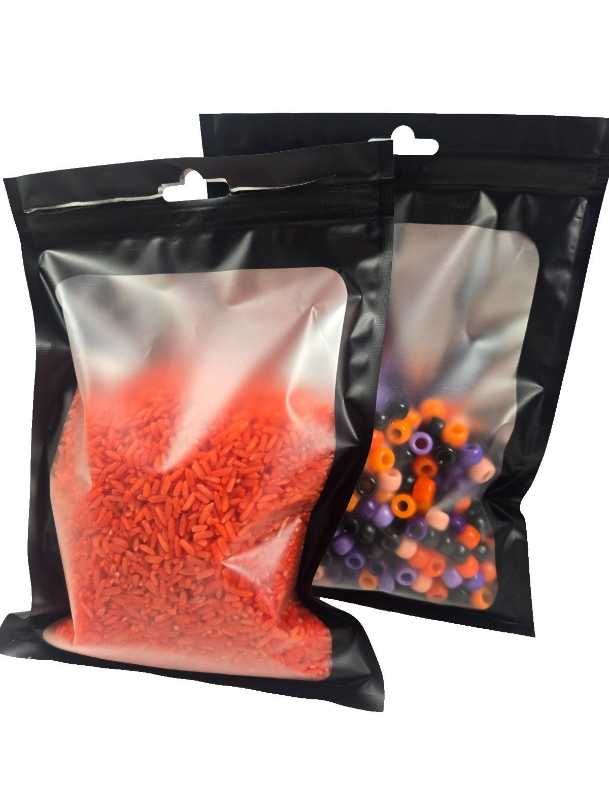 Halloween Sensory Tray Kit Activity Bin Play Rice & Beads Filler Motor Skills