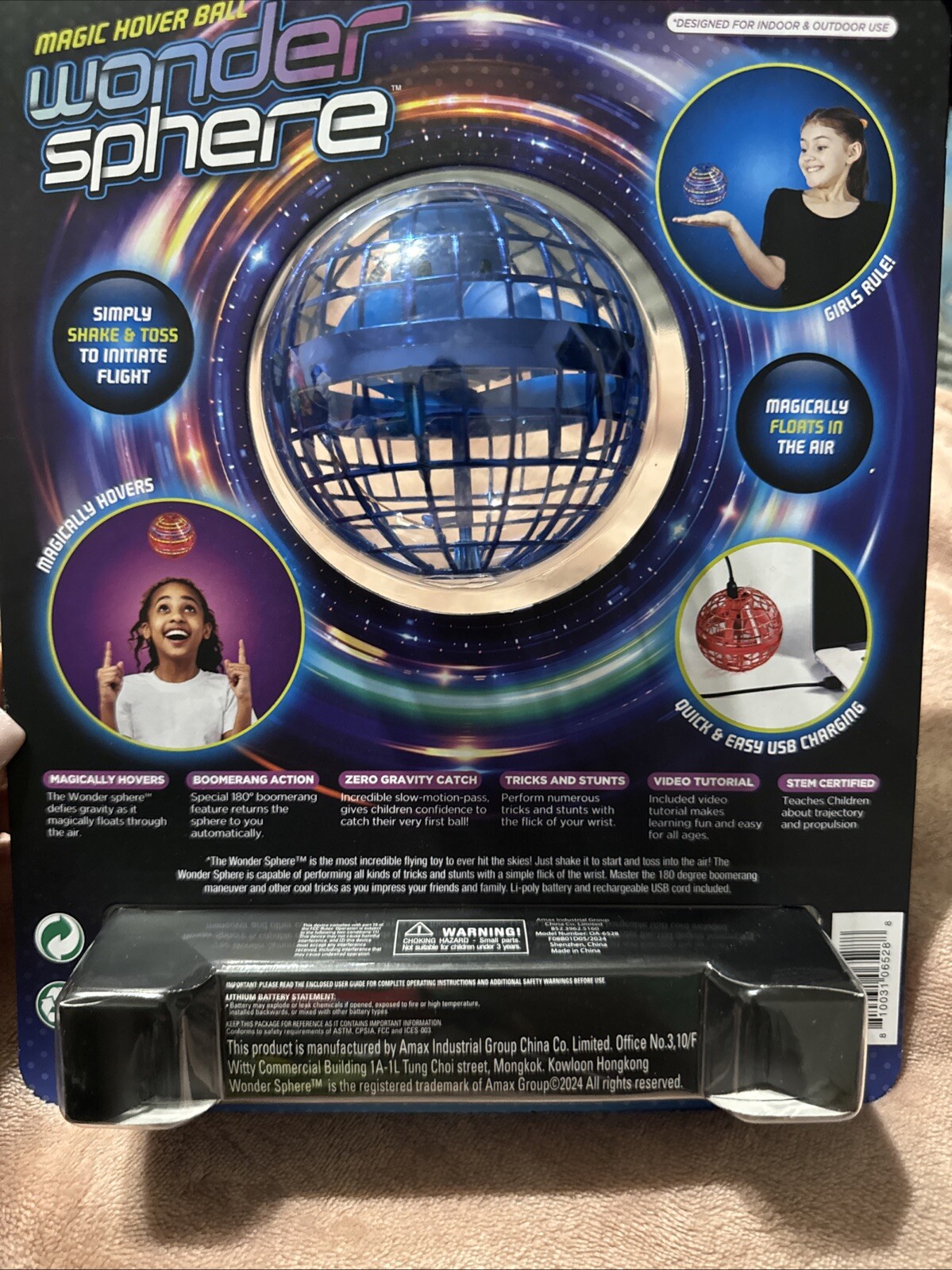 NIP Wonder Sphere Magic Hover Ball LED Tricks &Stunts *GR8 FUN* As Seen Tik-Tok