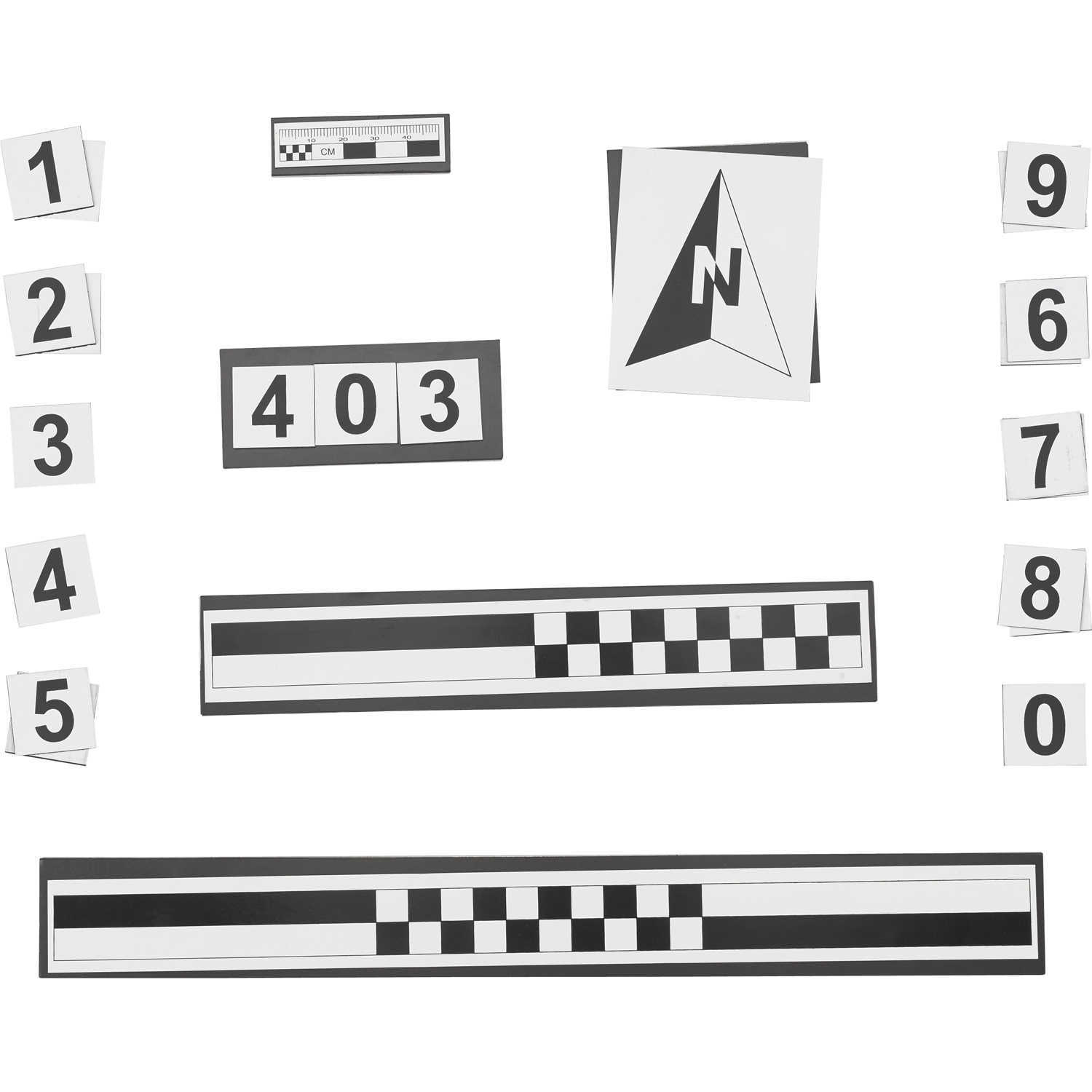 Forestry Suppliers Weighted Magnetic Archaeological Photography Set – Metric