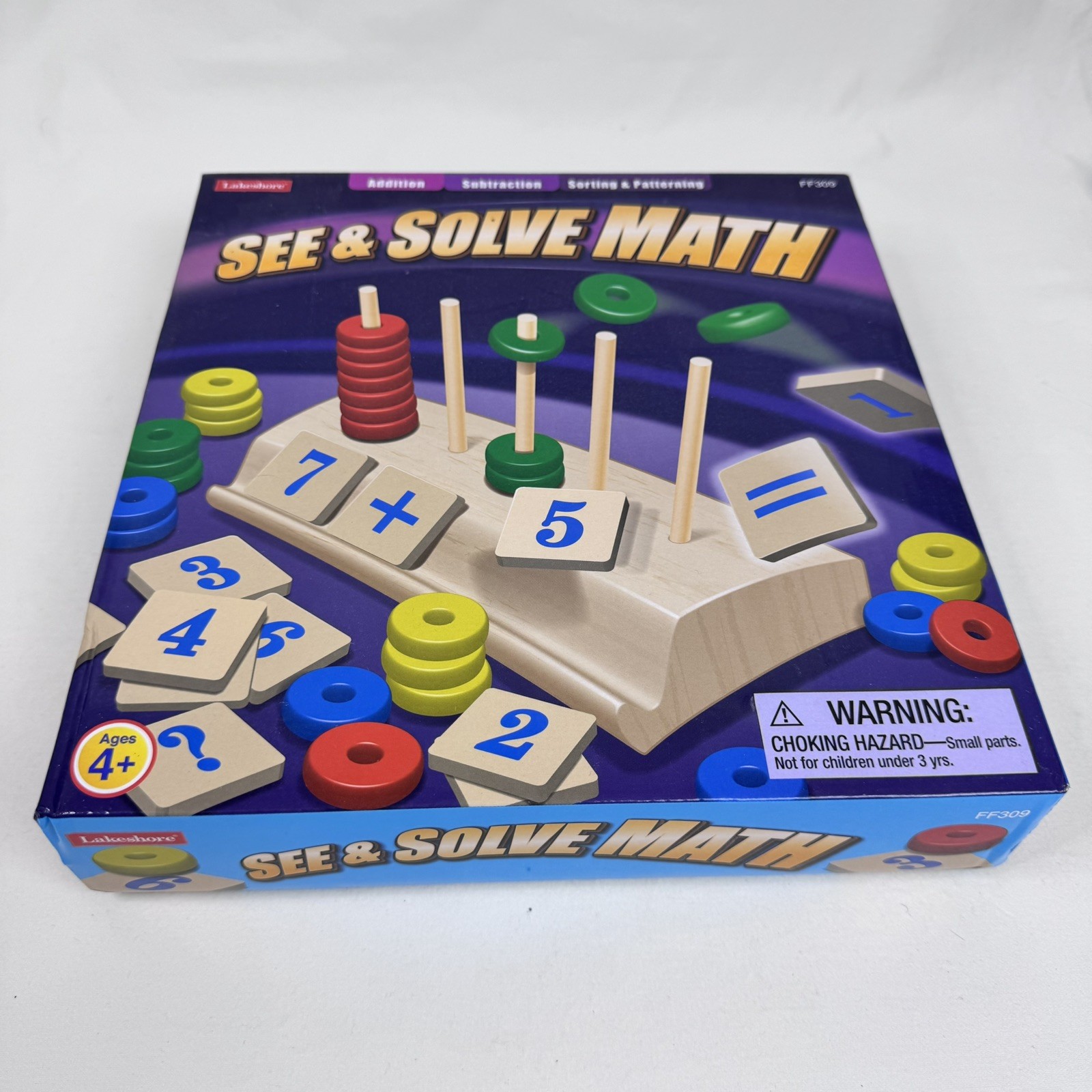 Lakeshore See & Solve Math Game Addition Substaction Sorting Patterning