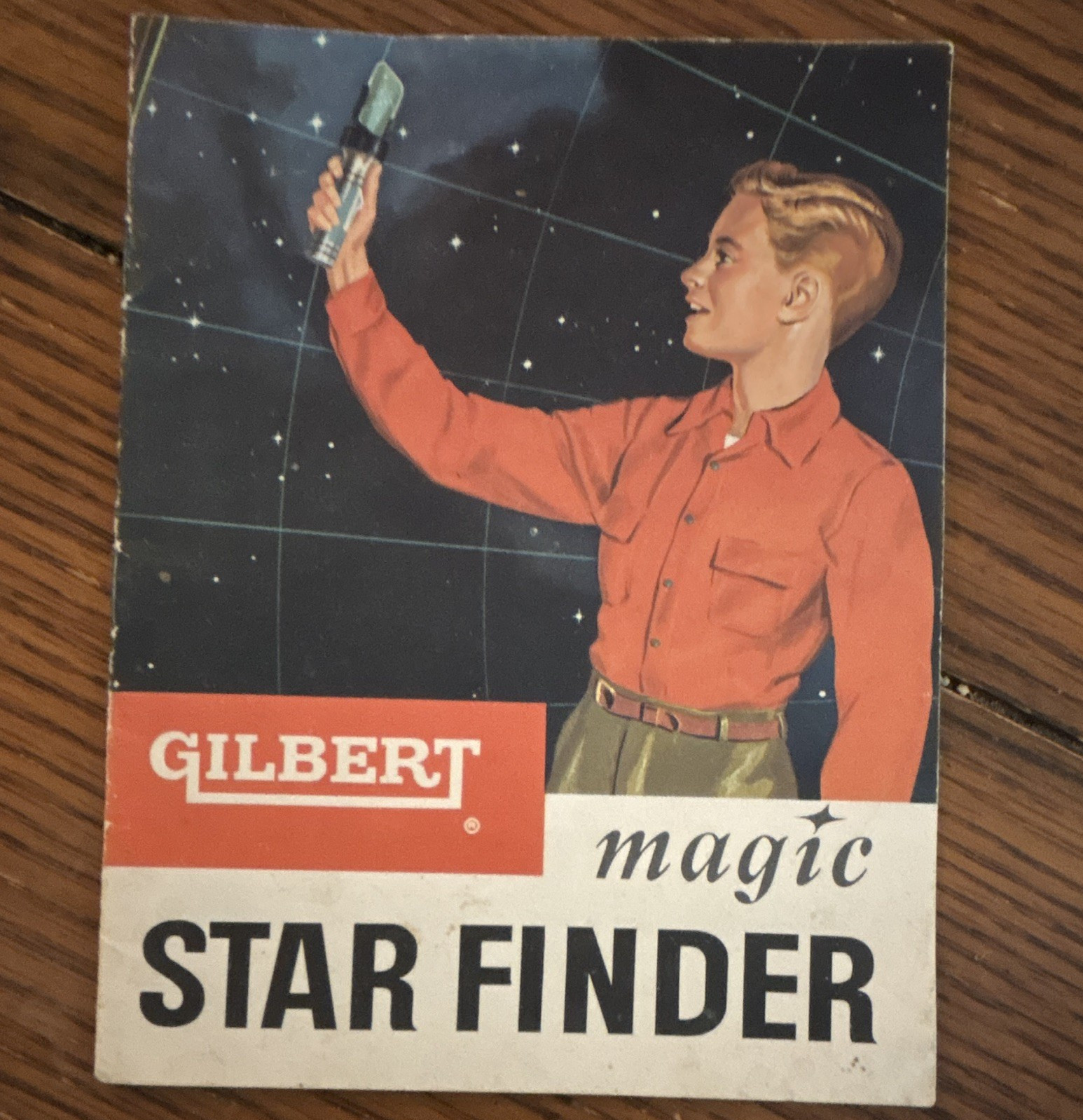 Gilbert Magic Star Finder Vintage Astronomy Educational Toy Booklet 8-11 Years
