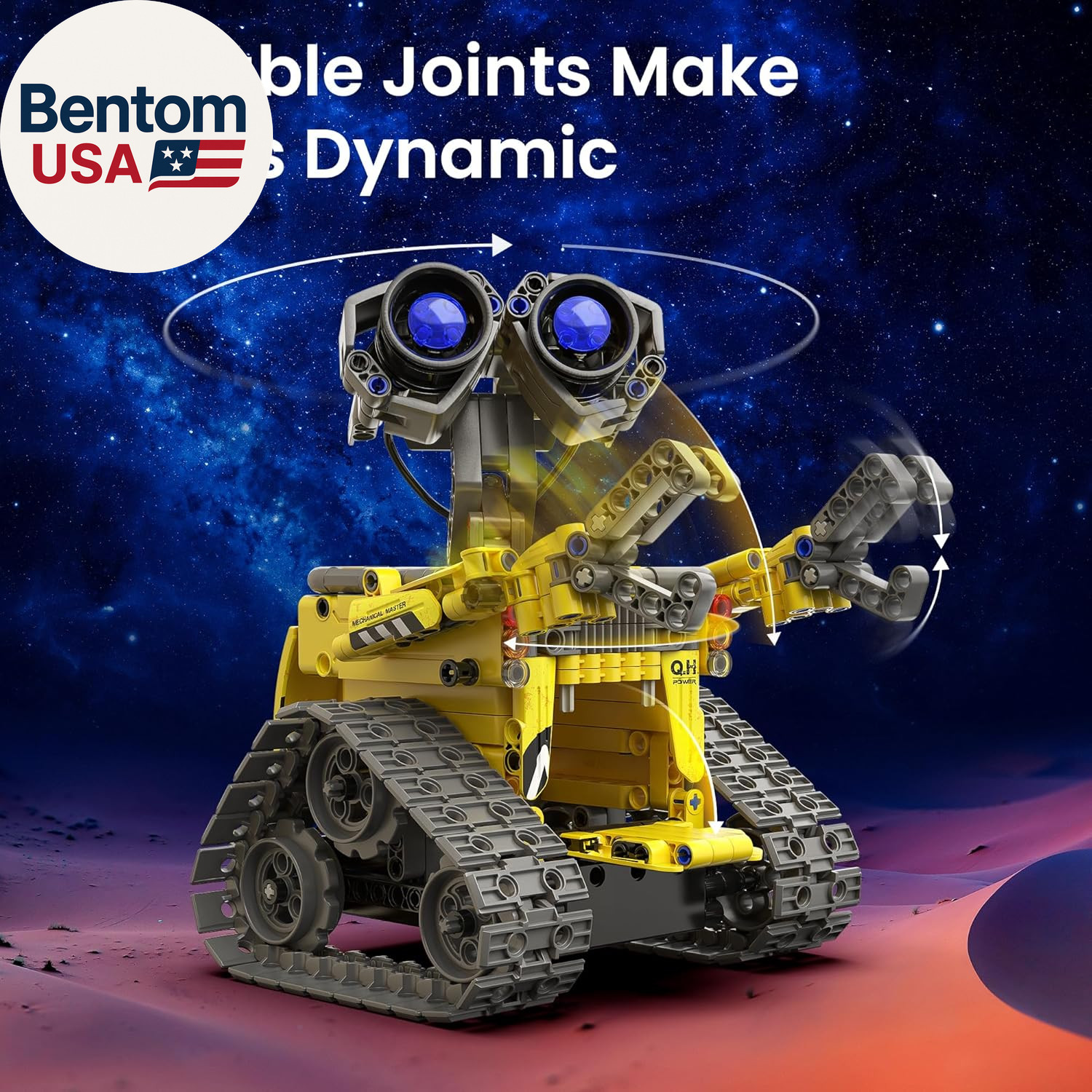 Robot Building Kit with Remote Control STEM Gifts for Boys Age 8-13, Technic Cod