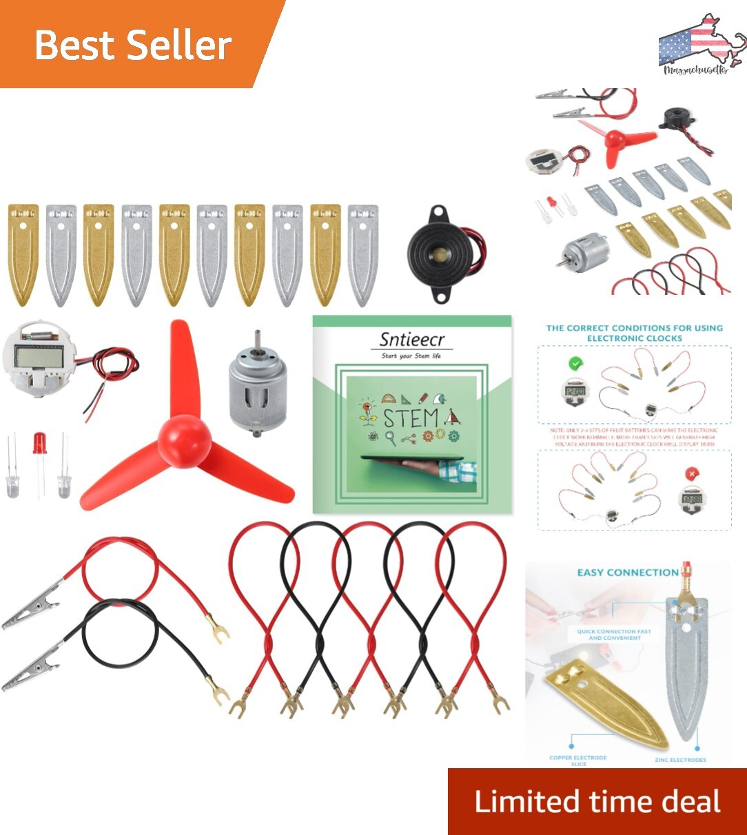Fruit Battery Science Experiment Kit – Educational DIY STEM Lab for Kids