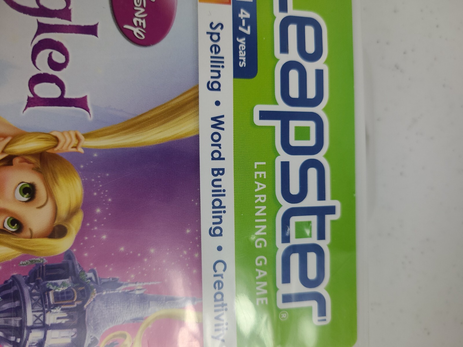 Disney Tangled LeapFrog Leapster Reading – Spelling Word Building Creativity 4-7