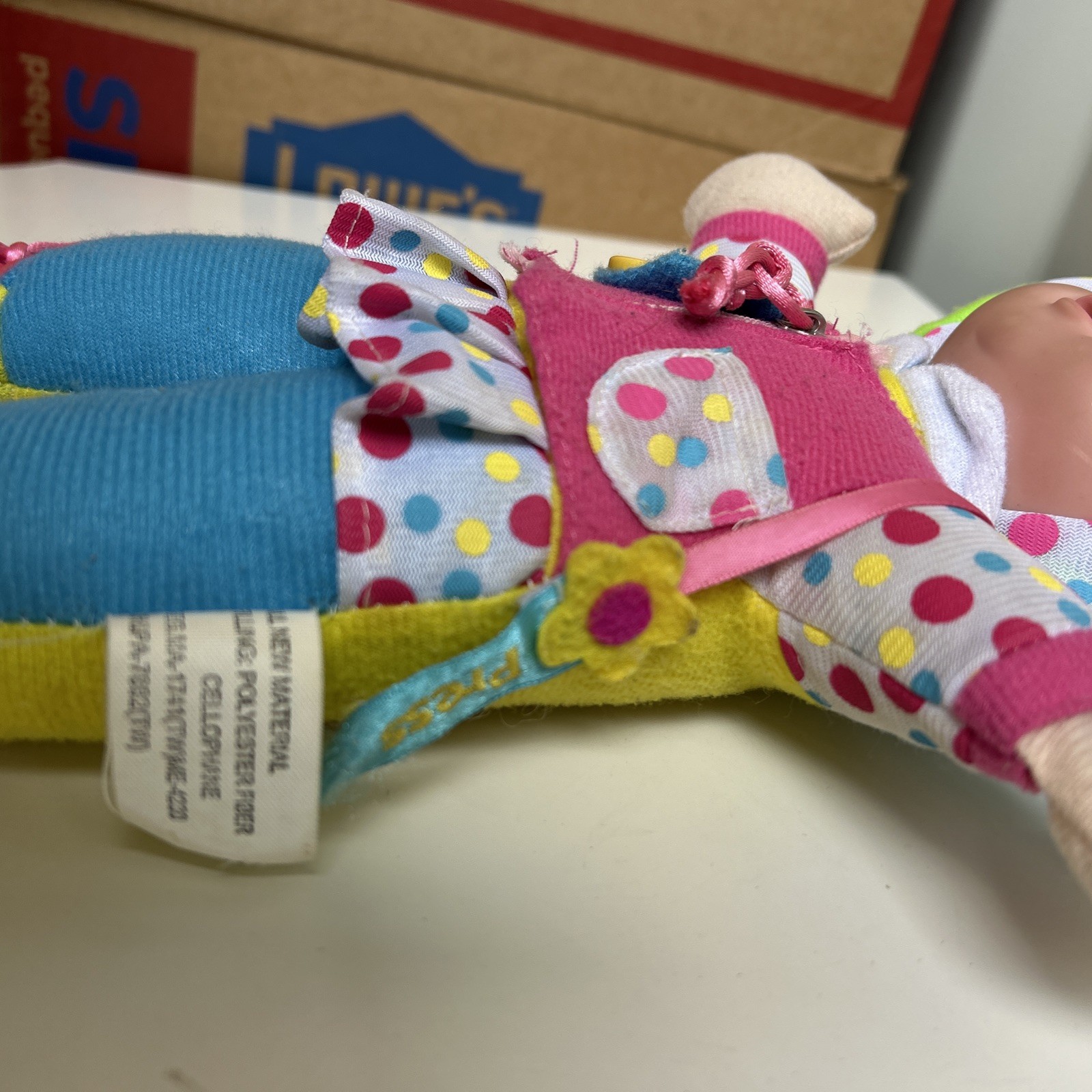 Kingstate I Can Dress Myself Doll Baby’s First Play & Learn Activity Vintage