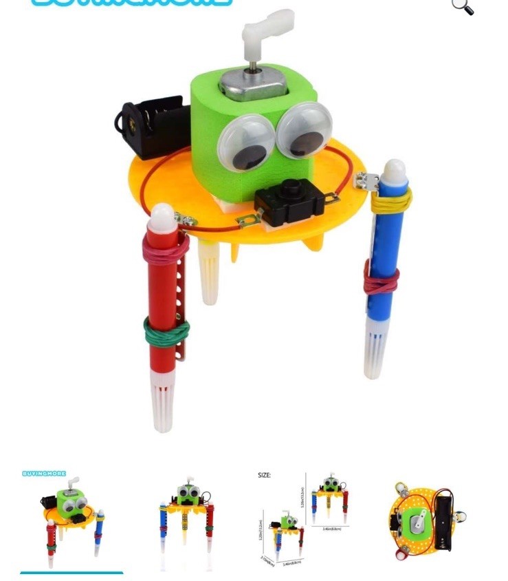 Lot Of 3 STEM Toy Robot Model Build Kit DIY Education Kidz Robotix NEW