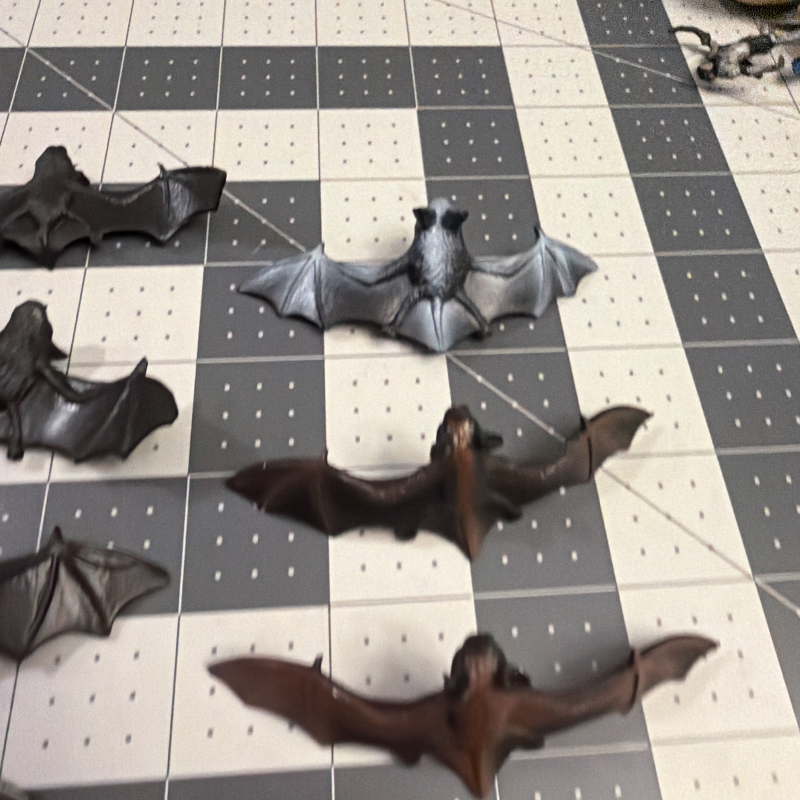 Vintage Plastic Animal & Spooky Miniature Lot Zoo – Bats Halloween Bat Lot