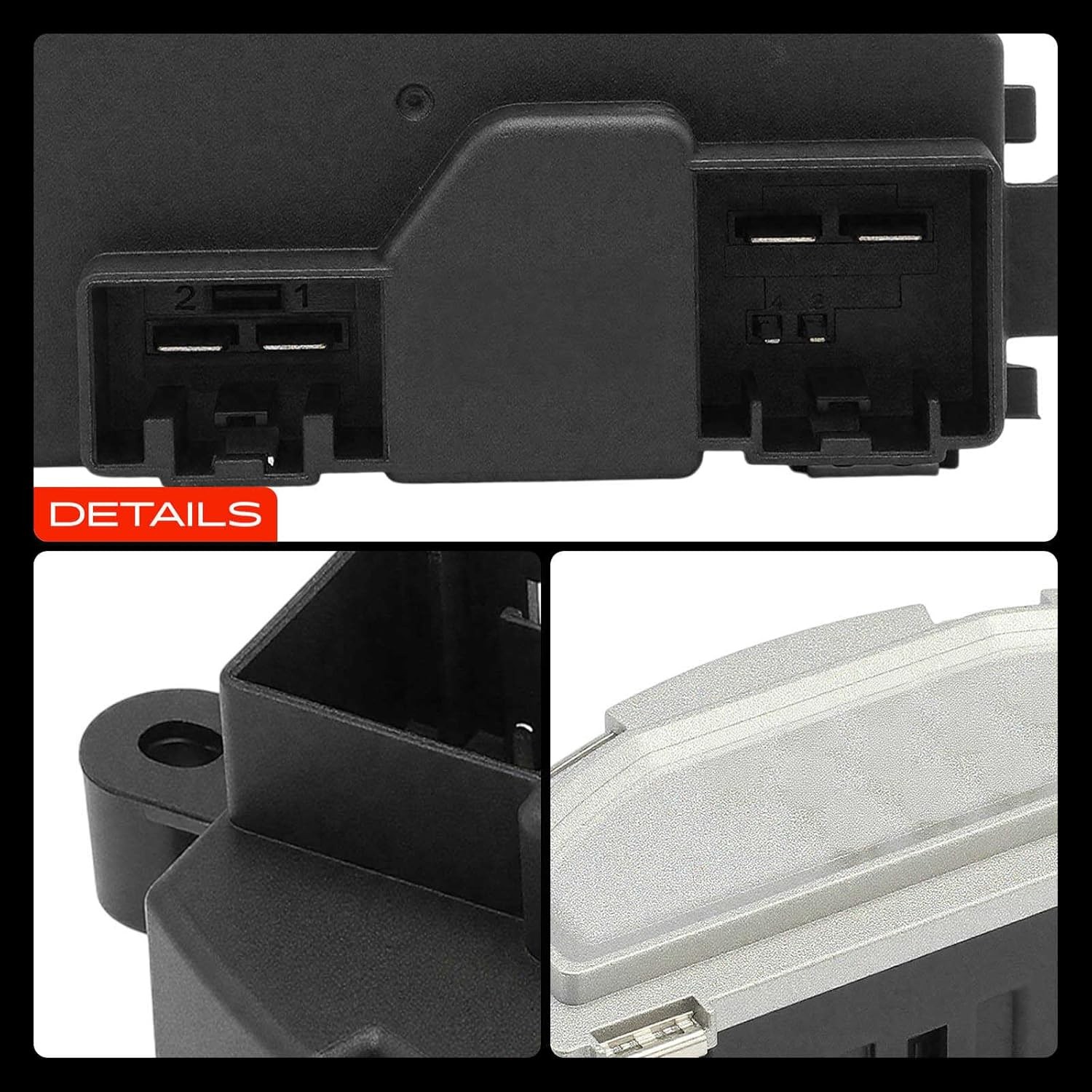 Front HVAC Blower Motor Resistor Compatible with Jeep Grand Cherokee & Dodge