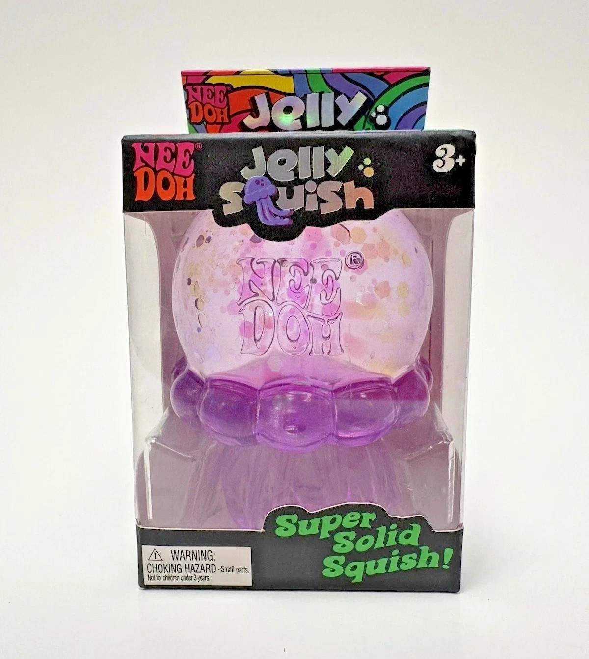 NeeDoh PURPLE Jelly Squish Jellyfish Fidget Sensory Toy