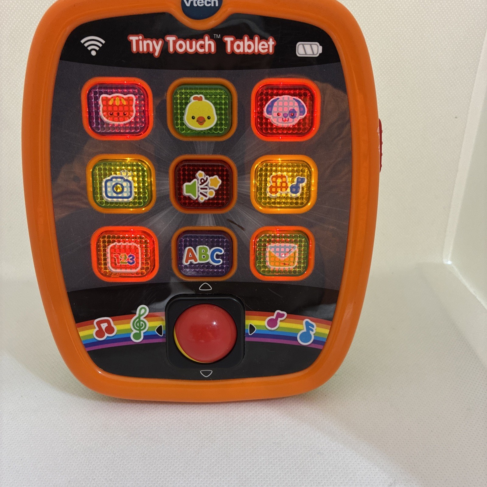 VTech Tiny Touch Tablet Learning Toy Orange Green Interactive Educational Kids