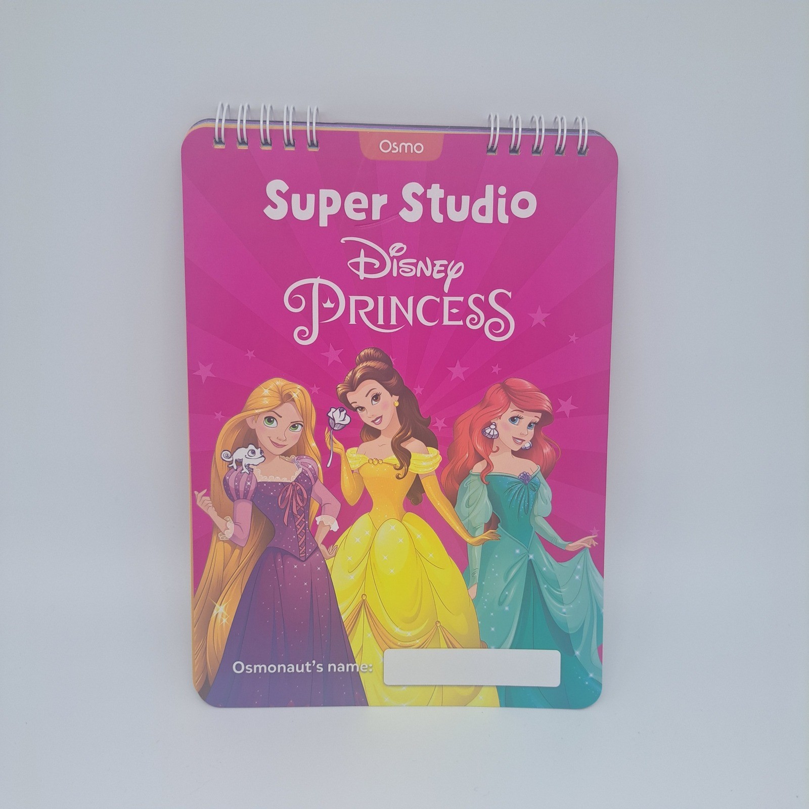Osmo Super Studio Disney Princess Drawing Sketch Pad Spiral Bound Pink Girlcore
