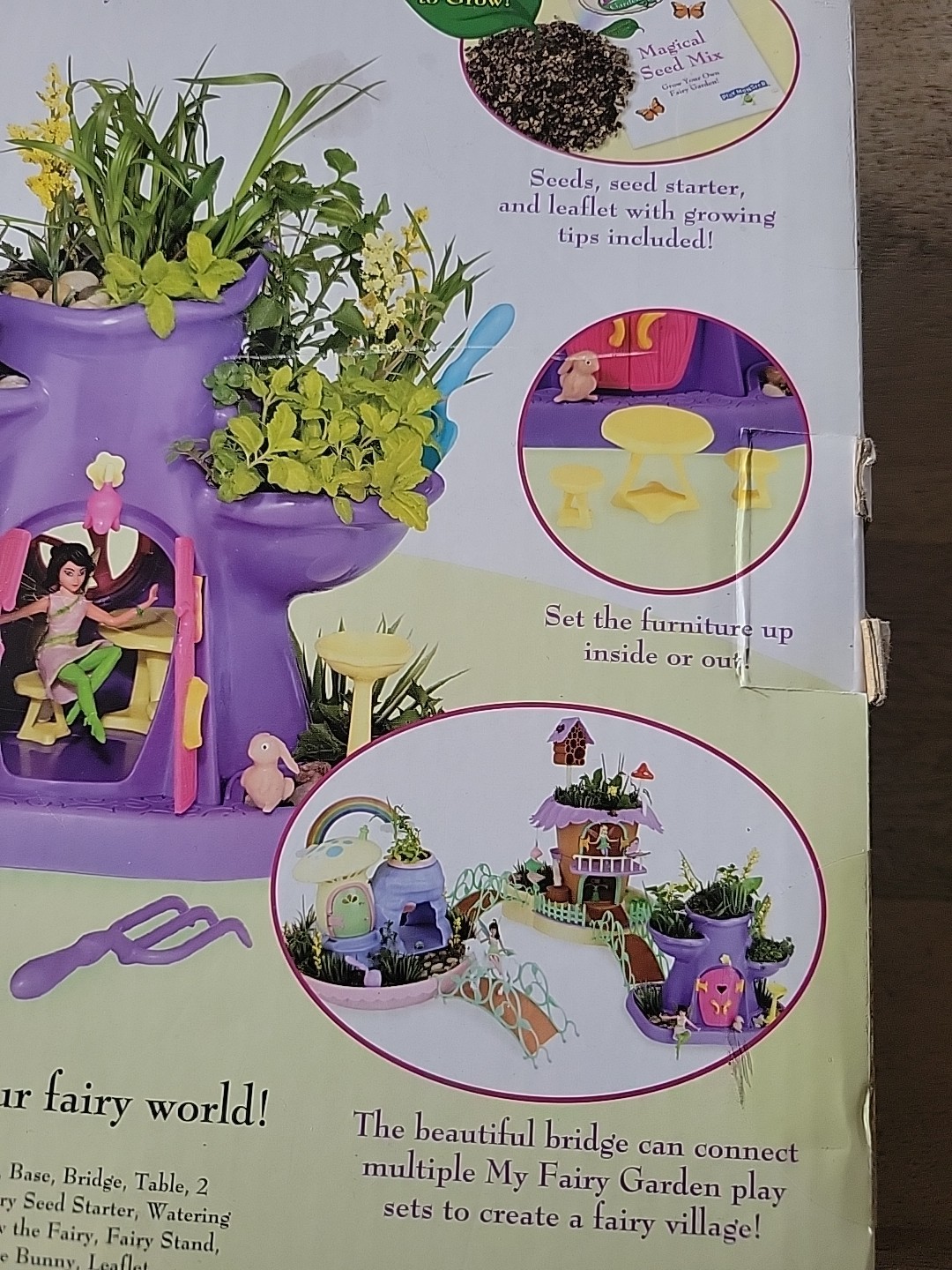 MY FAIRY GARDEN Tree Hollow Grow Your Own Magical Garden! Kit New Sealed