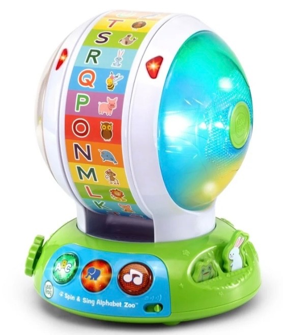 Leapfrog Spin And Sing Alphabet Zoo For Ages 6 Months To 36 Months Blue