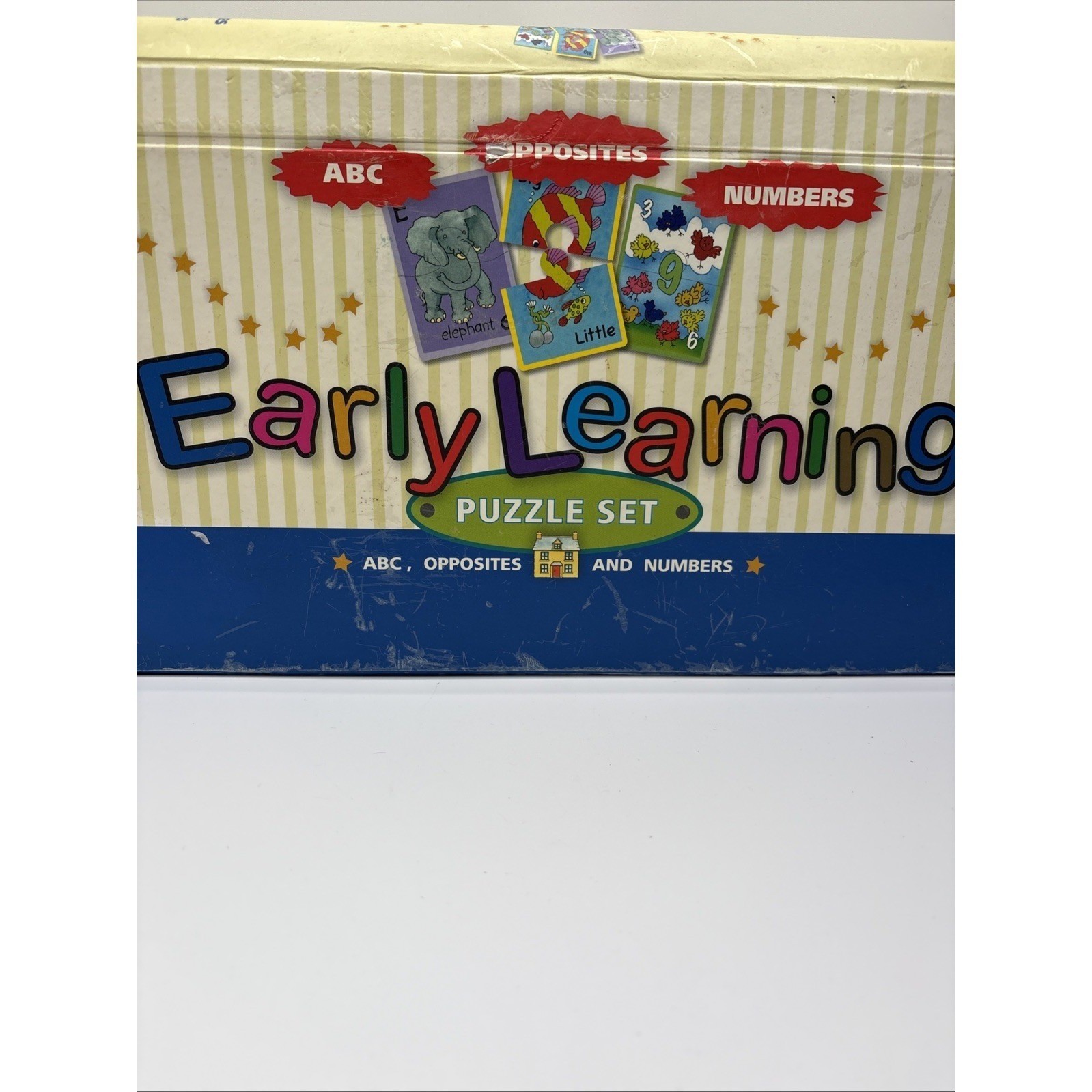 Easy Learning Flashcard Puzzles Language & Math Fun Learning! Pre- Owned