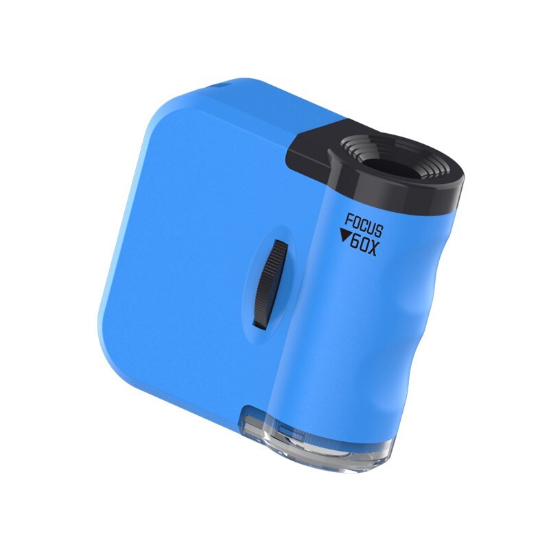 Portable Science Outdoor Exploration Educational Toys Mini Keychain Microscope
