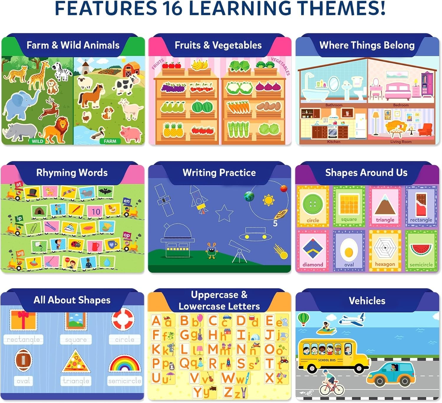 Skillmatics Montessori Busy Book for Toddlers – Preschool Learning Activities