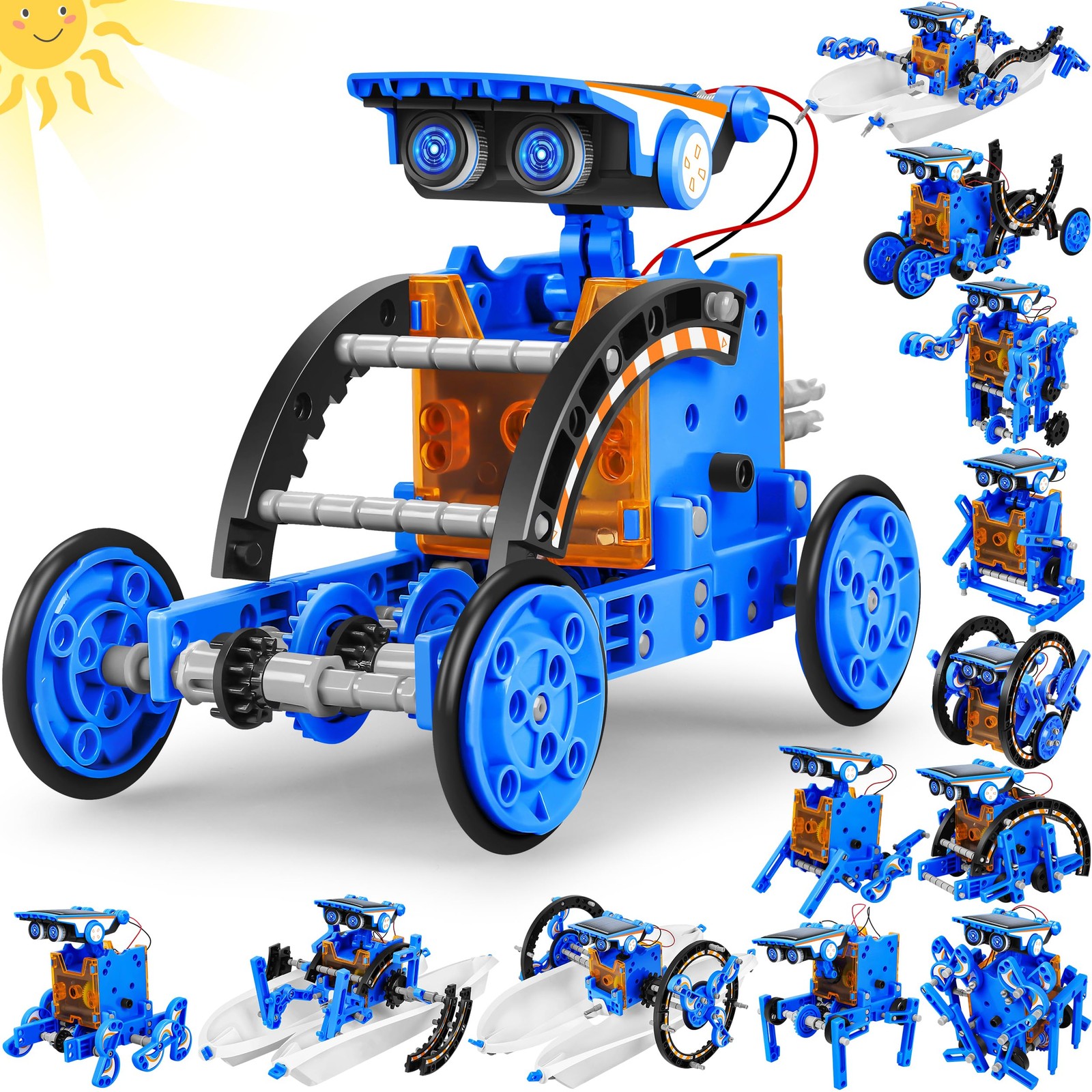 STEM 13-in-1 Education Solar 0.2 Inches X X Inches, Dark Blue