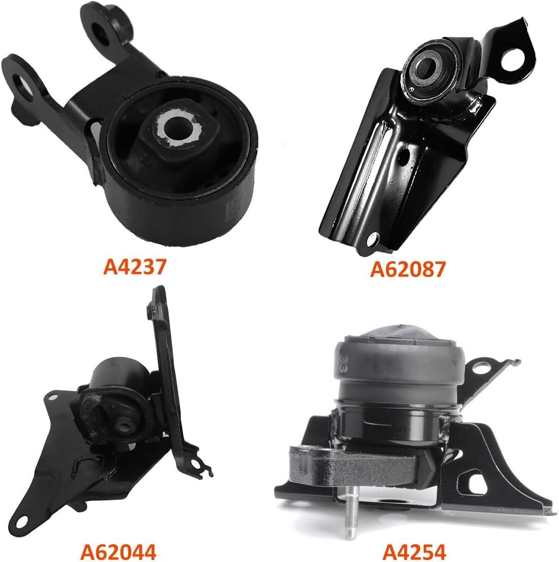 4Pcs Engine Motor Mount Compatible with Toyota Yaris L4 1.5L 2006-2011,