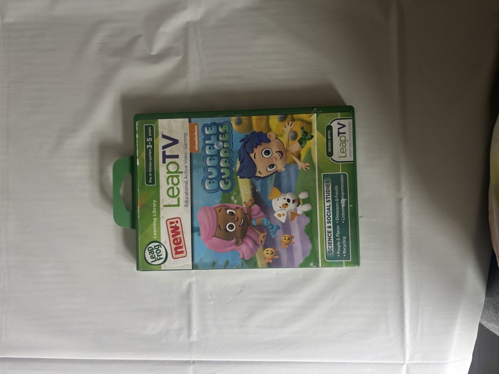NEW Nickelodeon Bubble Guppies LeapFrog TV Game Cartridge Science 3-5 yrs Sealed