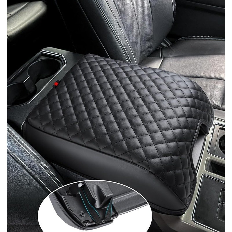 Center Console Cover Ford F150 F250 F350 Expedition 2015-2024 Waterproof Durable