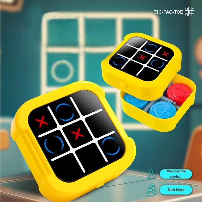 Electronic Tic Tac Toe Game Educational Strategy Toy for Kids & Family Fun US