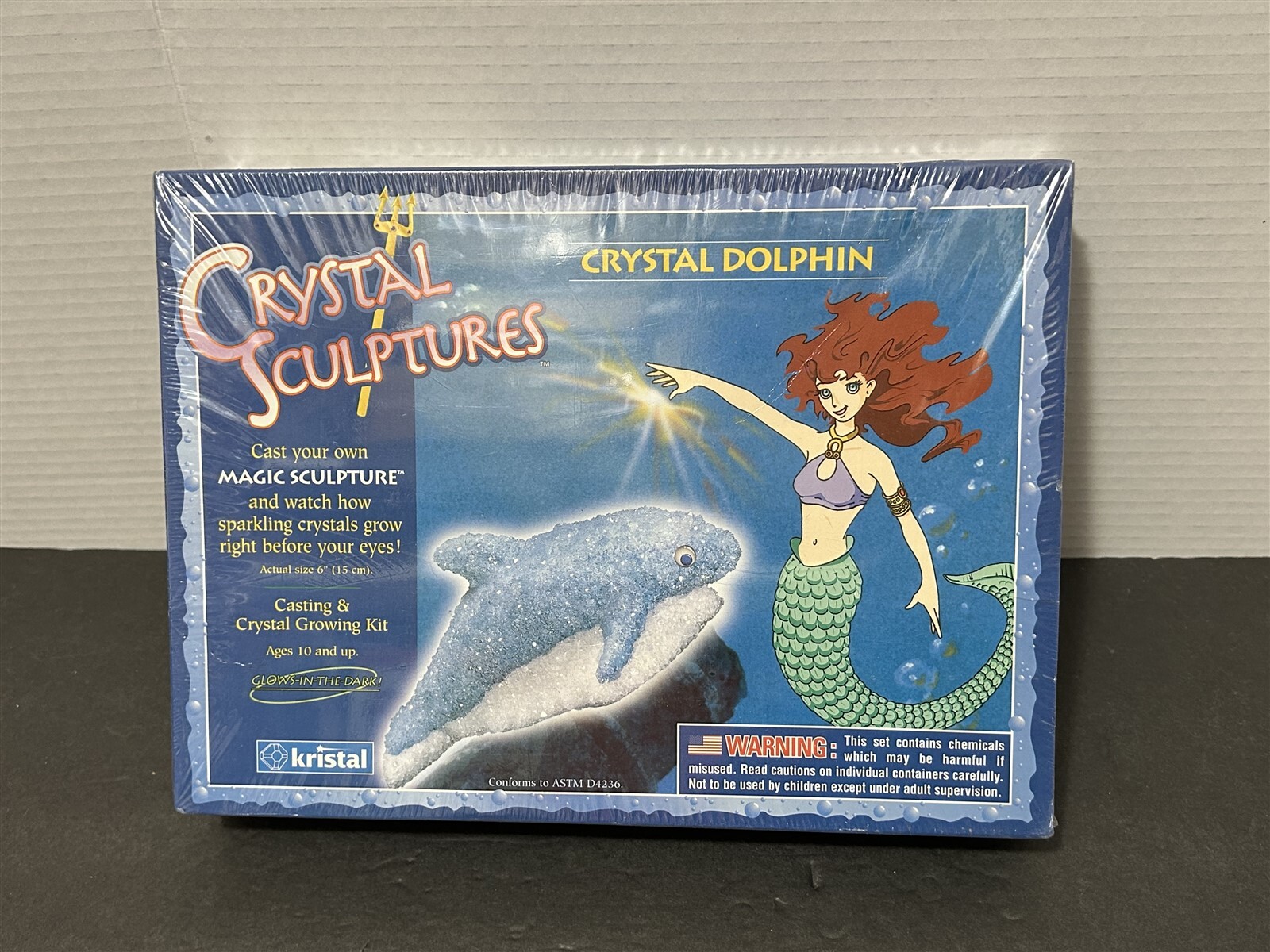 Kristaal Crystal Sculptures Dolphin Casting and Growing Kit