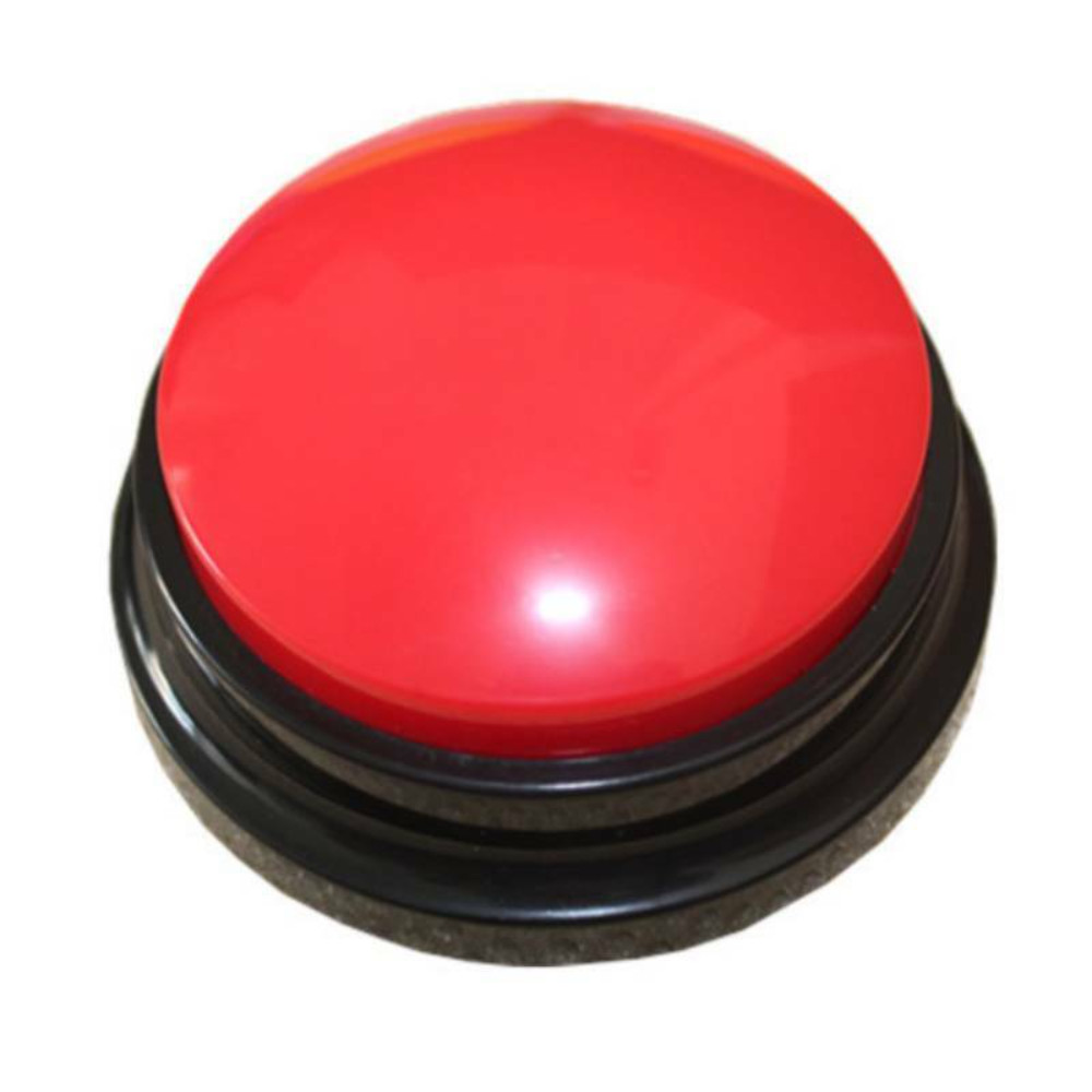 11Pcs Voice Recording Sound Button Recordable Talking Answer Buzzers Pet Dog Toy