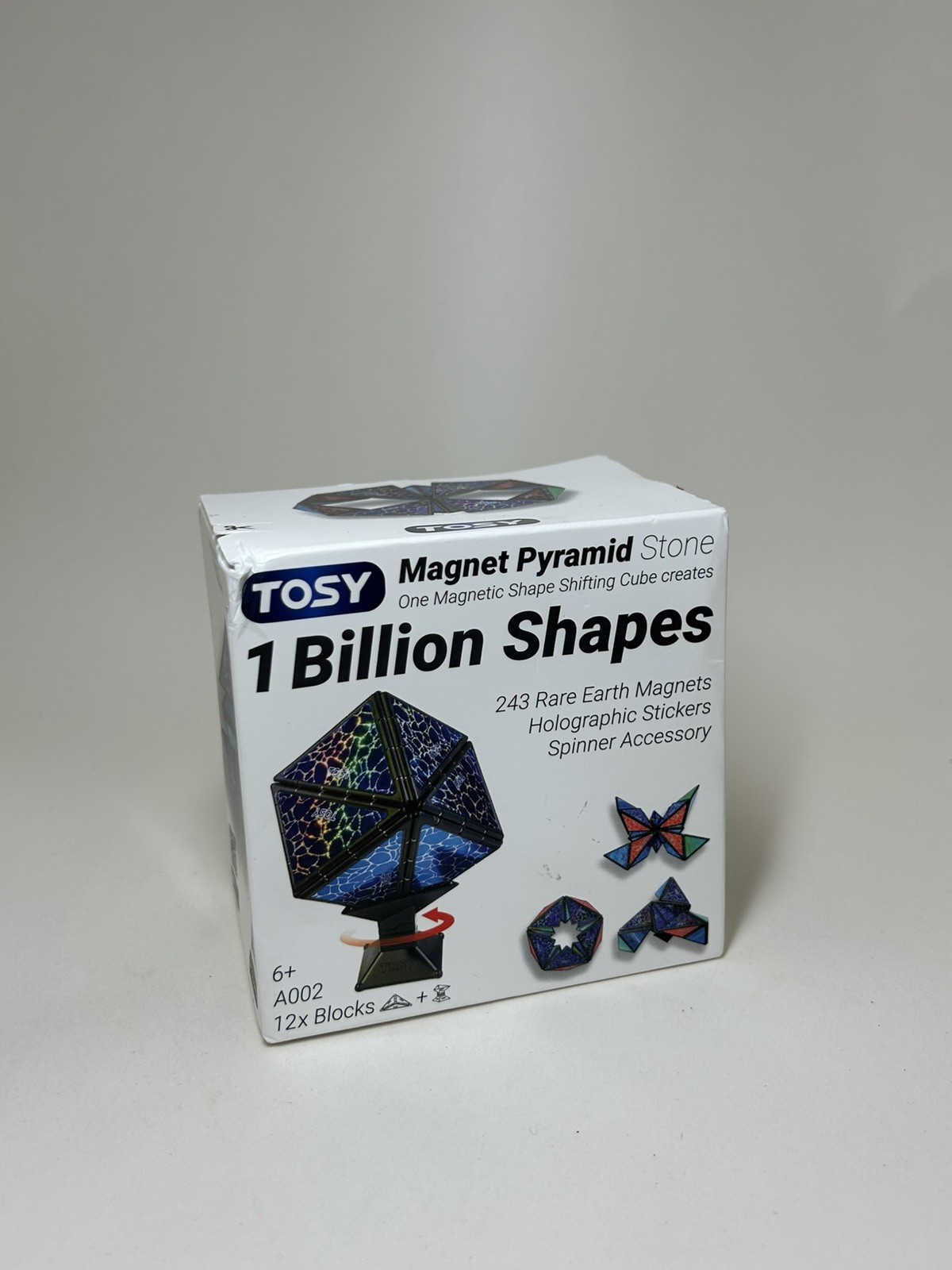 TOSY Magnet Pyramid Stone – 1 Cube Transforms into 1 Billion Shapes,