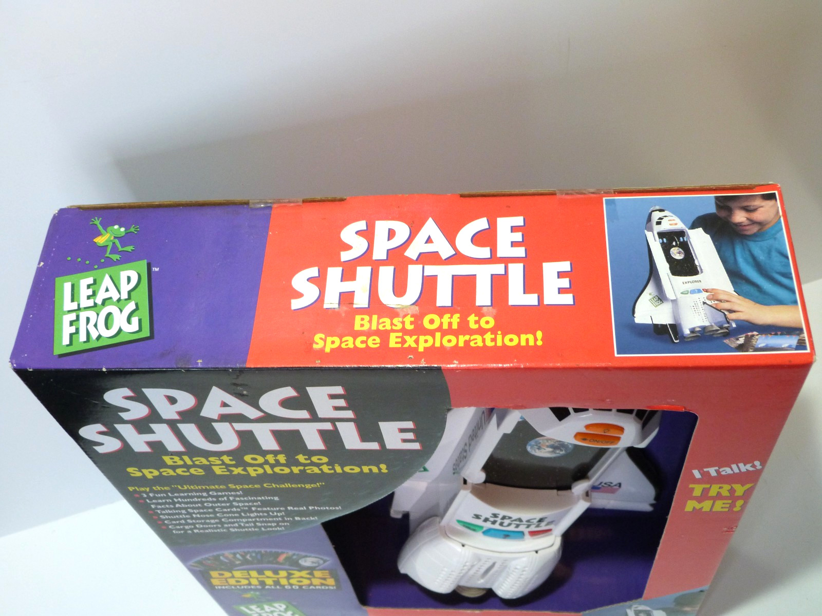 Leap Frog Space Shuttle Rocket Blast Off to Space 1998 New Open Box Cards Sealed