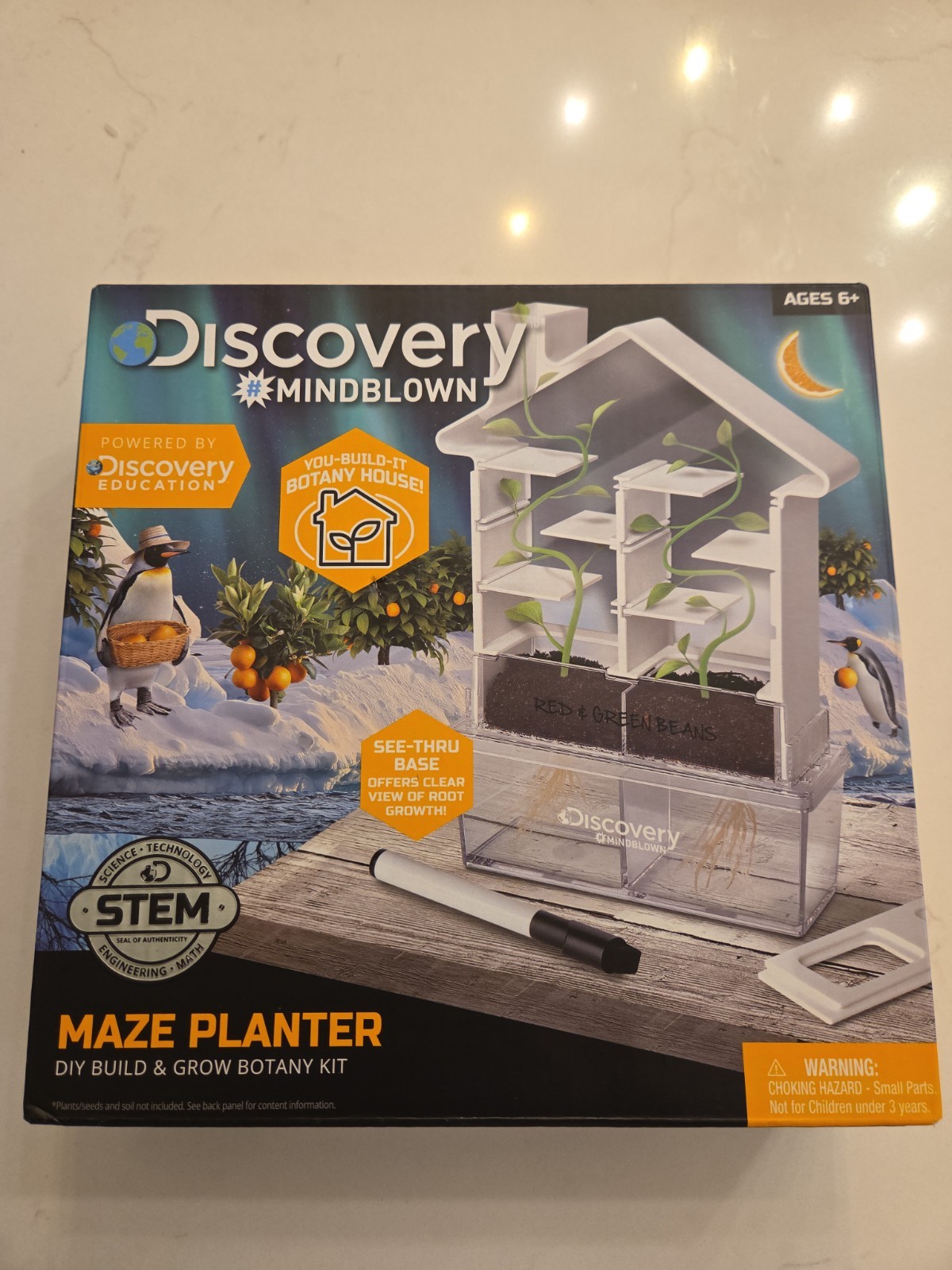 NIB 2019 Discovery MindBlown Maze Planter Do It Yourself Build & Grow Botany Kit