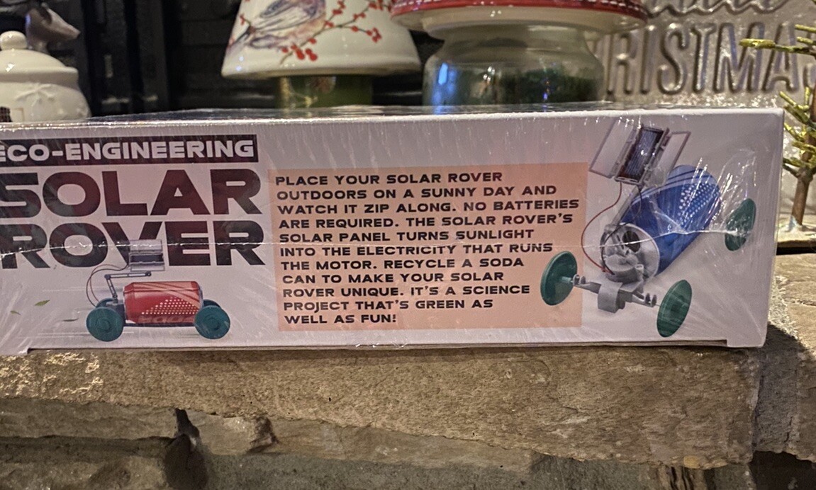 NEW Sealed Box Eco-Engineering Solar Rover Green Science Model. 4M.