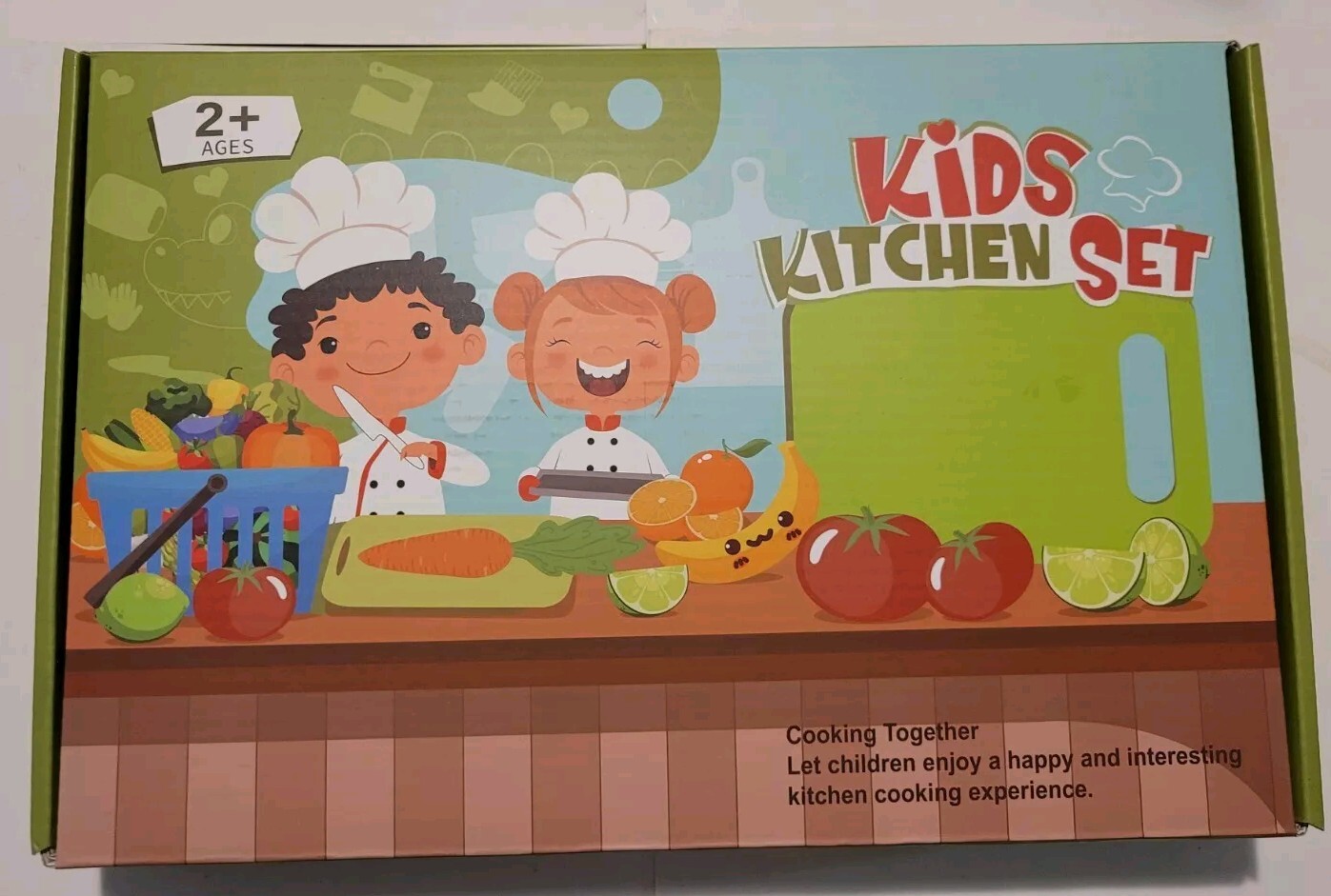 28 Piece Kids Kitchen Set Toddlers 2+