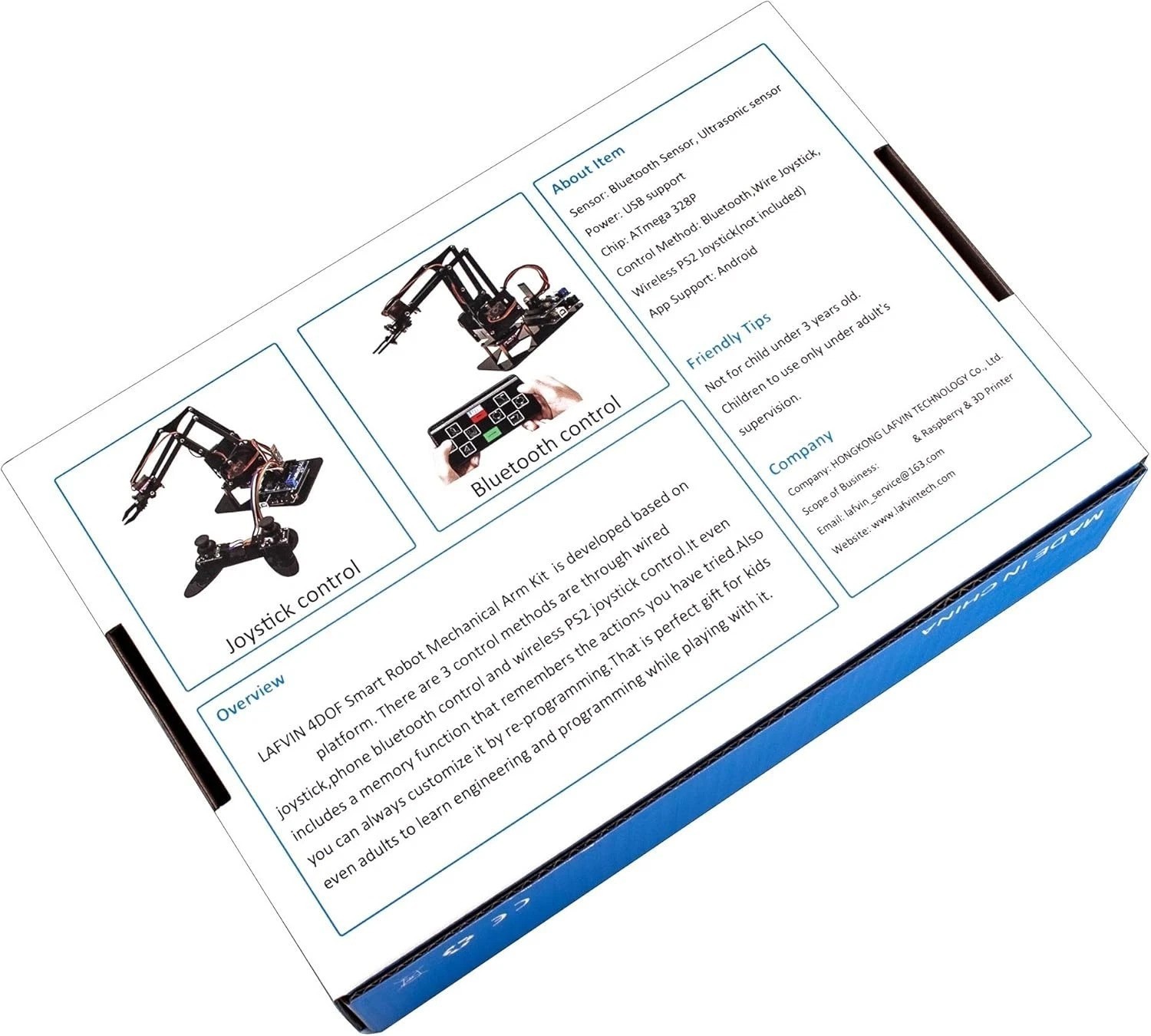 Modern 4DOF Acrylic Mechanical Arm – Perfect Gift for Budding Engineers
