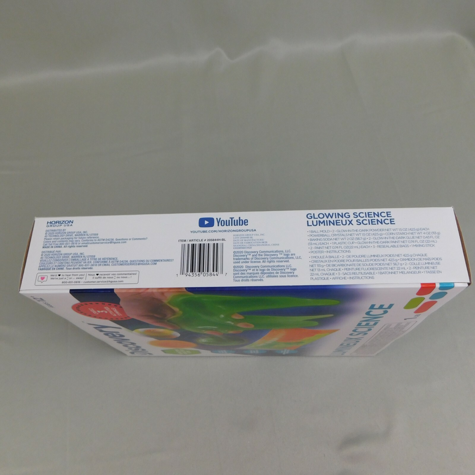 Discovery Kids Glowing Science Experiment Chemistry Educational Activity Kit