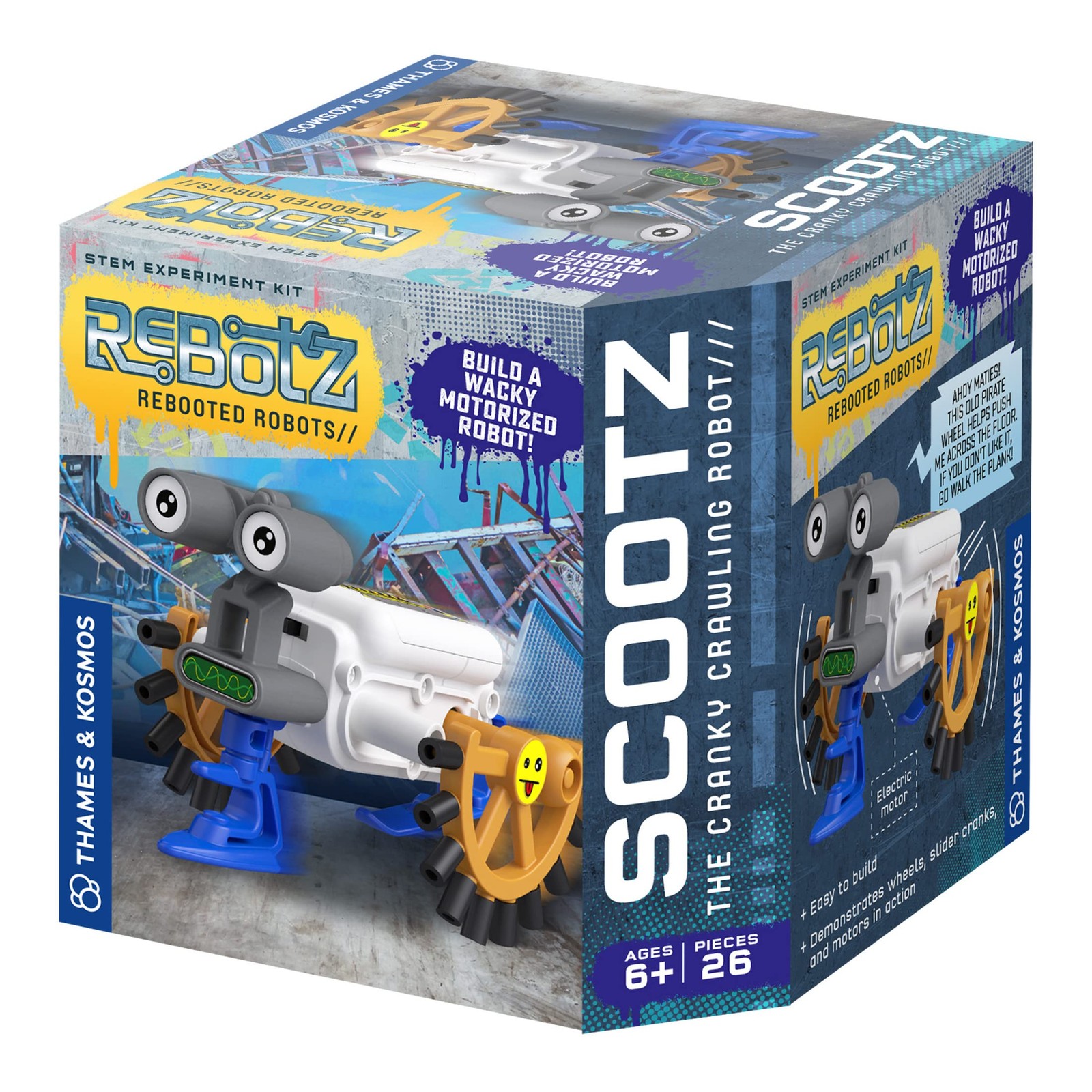 ReBotz Build Your Own Robot Kits Fun Motorized Robots with Unique Movement